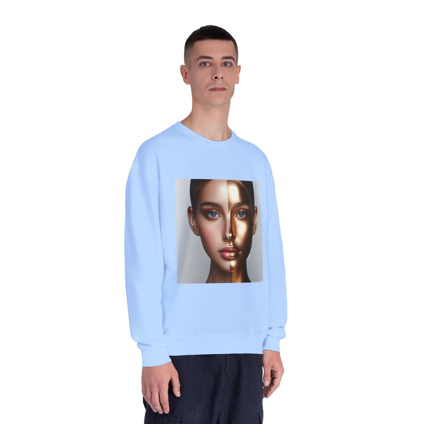 Motivational Crewneck Sweatshirt - Inspirational and Beautiful Self Portrait
