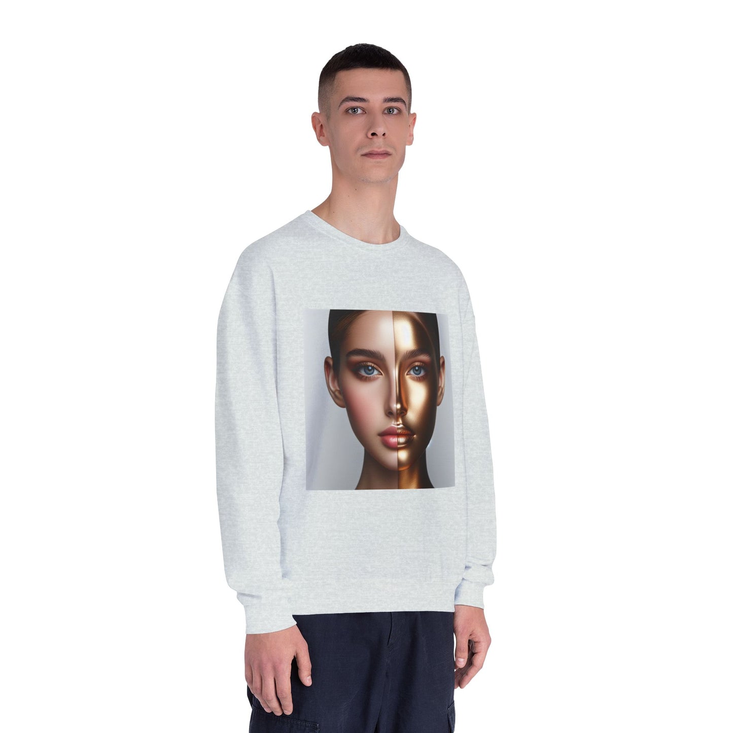 Motivational Crewneck Sweatshirt - Inspirational and Beautiful Self Portrait