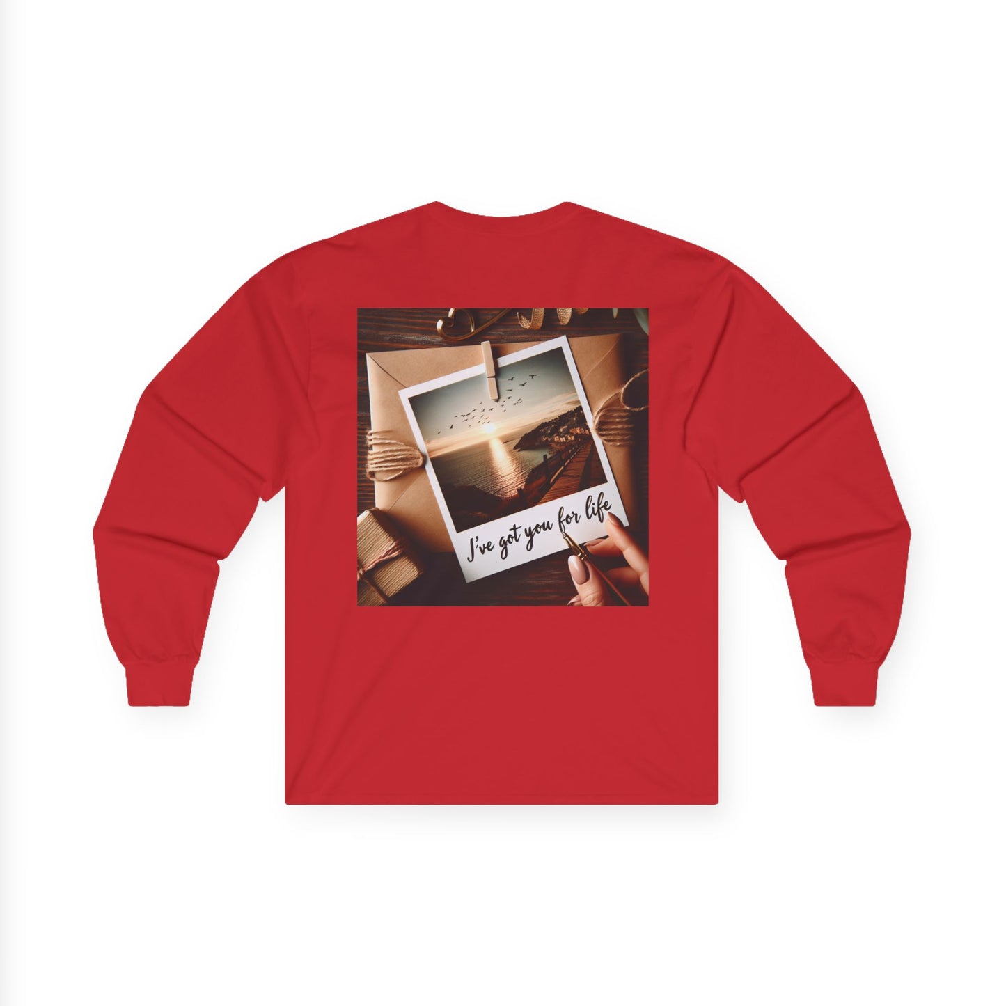 Unisex Long Sleeve Tee - Vintage Photo Design, Cozy Casual Wear, Perfect Gift for Friends, Graphic Tee, Outdoor Gatherings, Everyday Style