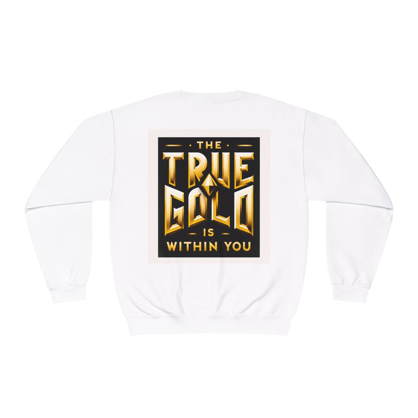 Motivational Crewneck Sweatshirt - Inspirational and Beautiful Self Portrait
