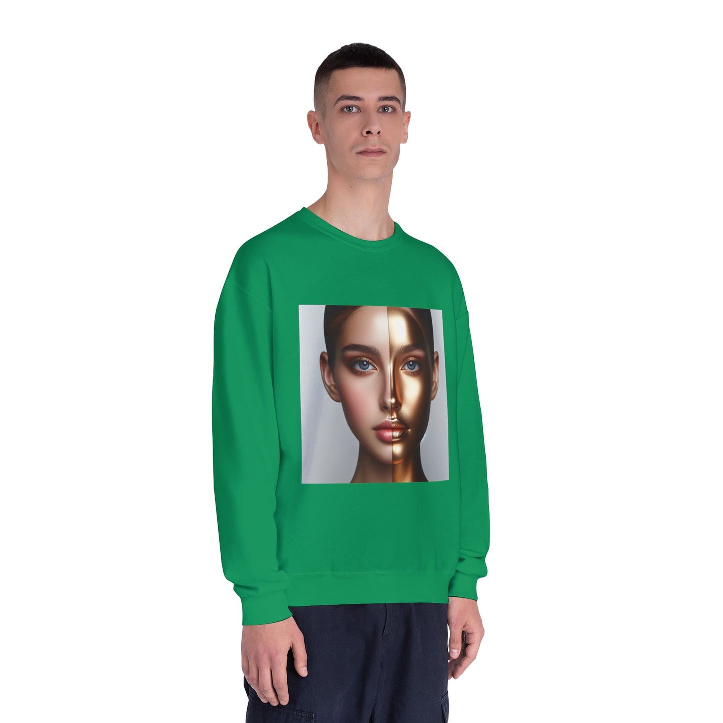 Motivational Crewneck Sweatshirt - Inspirational and Beautiful Self Portrait