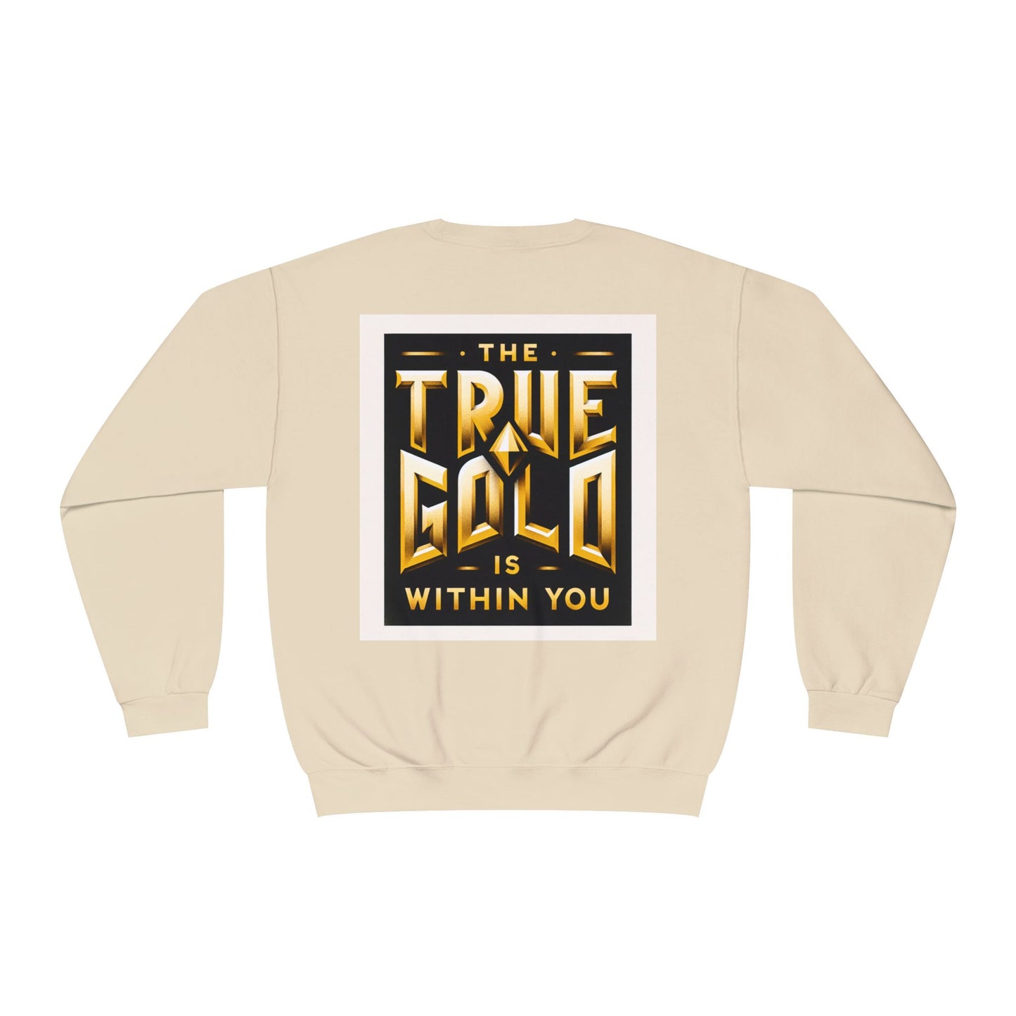 Motivational Crewneck Sweatshirt - Inspirational and Beautiful Self Portrait