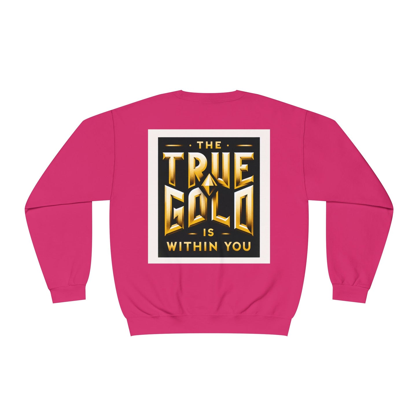 Motivational Crewneck Sweatshirt - Inspirational and Beautiful Self Portrait