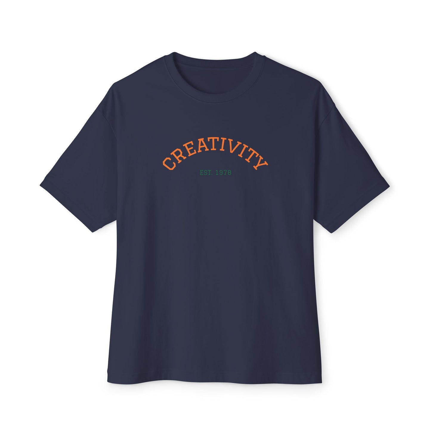 Unisex Oversized Creativity Tee, Casual Graphic Shirt, Artistic Statement Top, Gift for Creatives, Everyday Wear