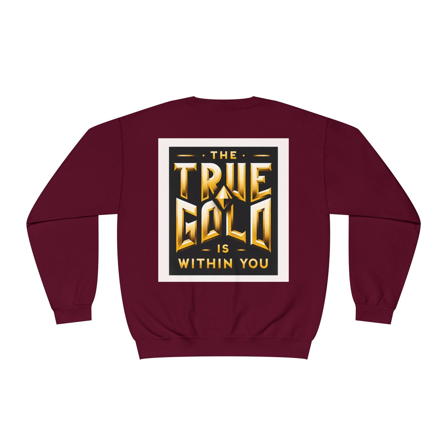 Motivational Crewneck Sweatshirt - Inspirational and Beautiful Self Portrait