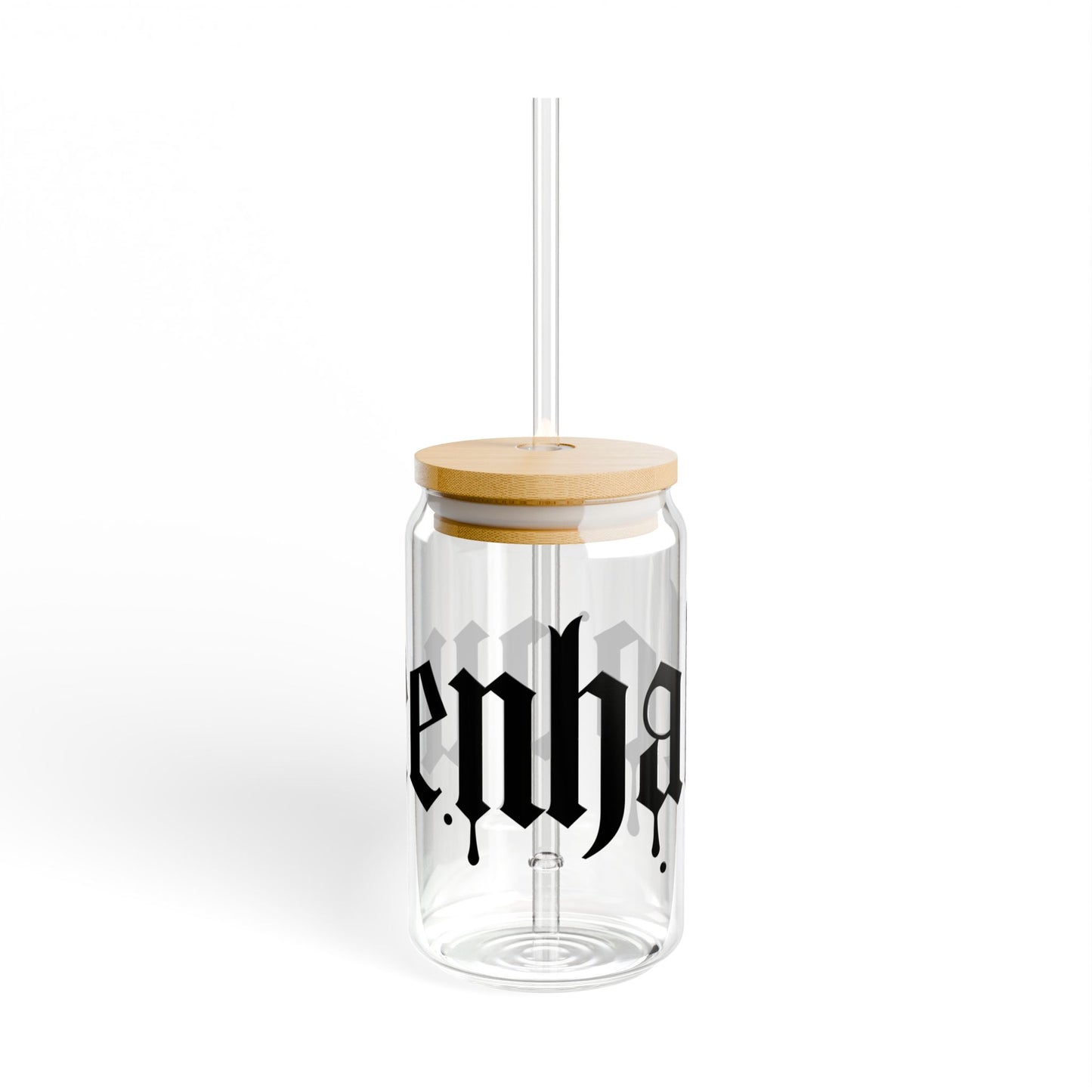 Stylish Sipper Glass | 16oz Eco-Friendly Drinkware for Home, Travel, Gifts, Parties, Personalized Beverage Tumbler