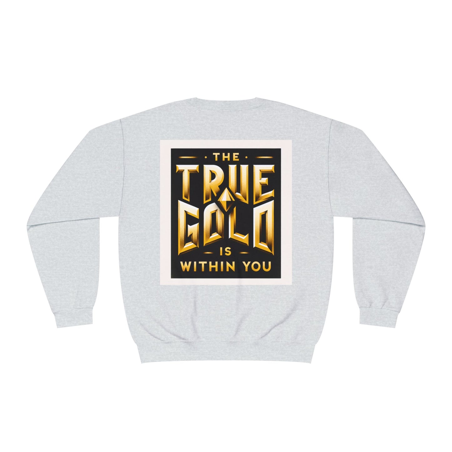 Motivational Crewneck Sweatshirt - Inspirational and Beautiful Self Portrait