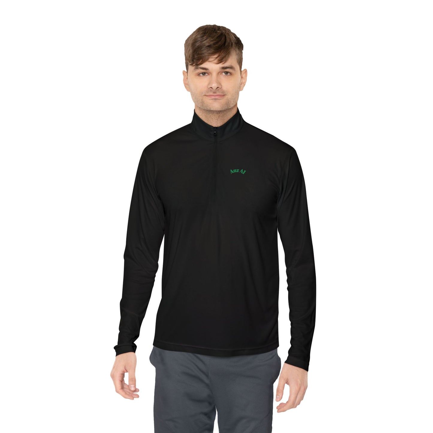 Stylish Unisex Quarter-Zip Pullover, Cozy Sporty Sweatshirt, Ideal for Casual Outings, Gift for Birthdays or Holidays