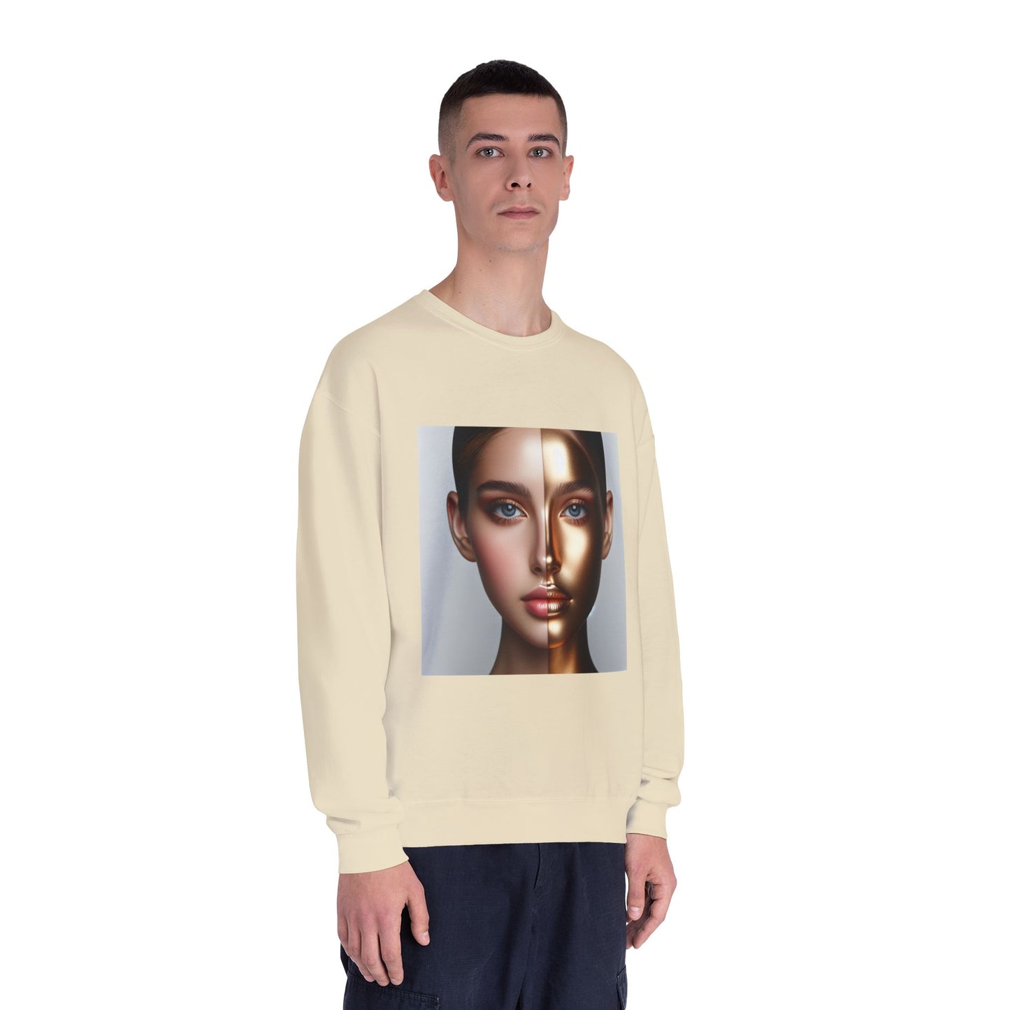 Motivational Crewneck Sweatshirt - Inspirational and Beautiful Self Portrait