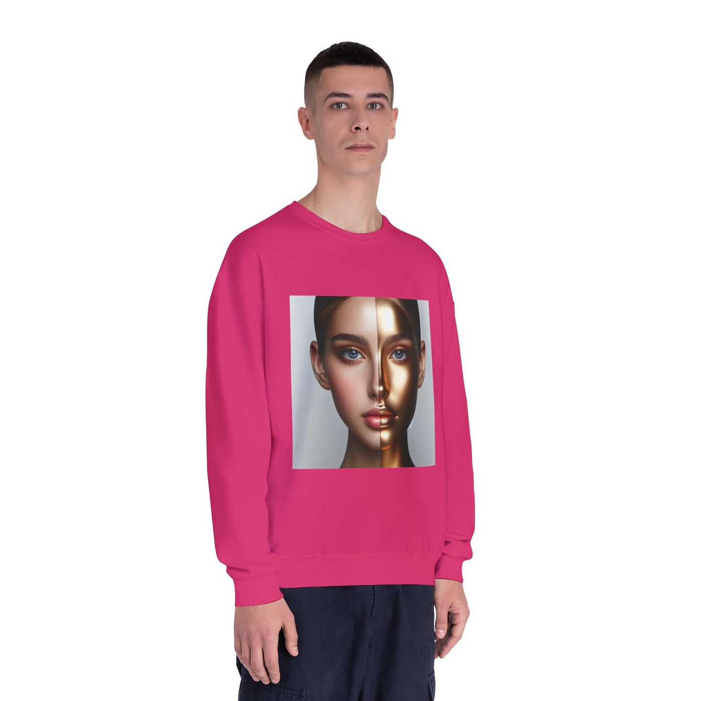 Motivational Crewneck Sweatshirt - Inspirational and Beautiful Self Portrait