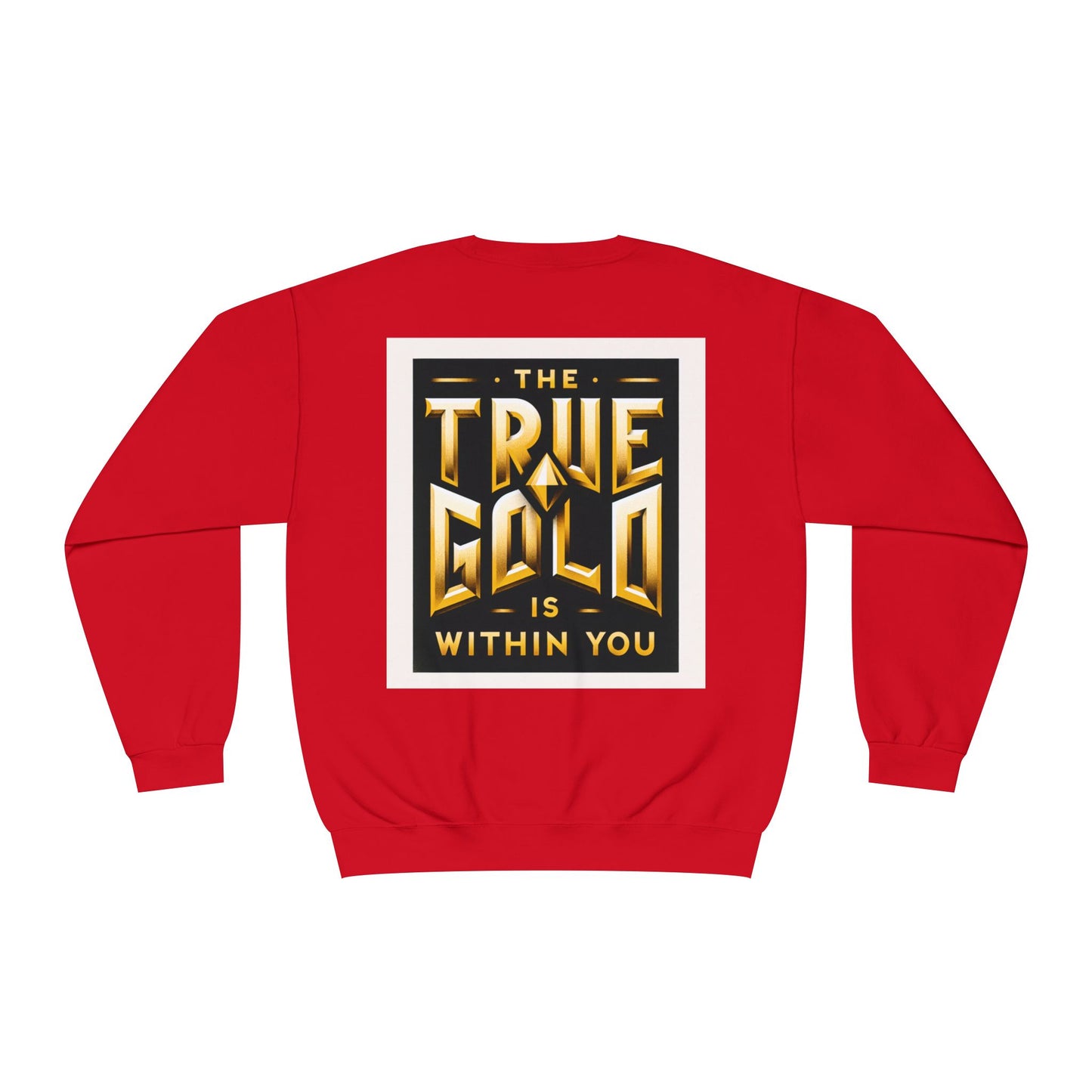 Motivational Crewneck Sweatshirt - Inspirational and Beautiful Self Portrait