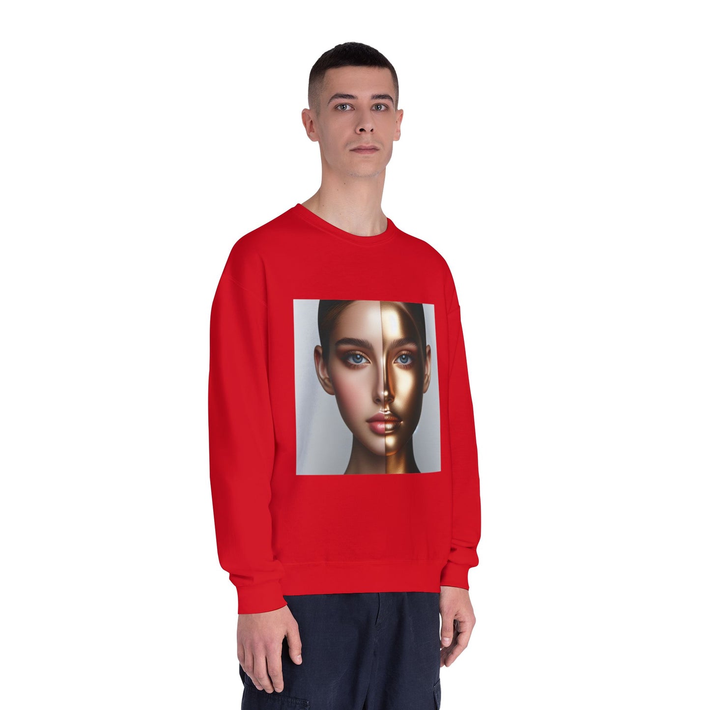 Motivational Crewneck Sweatshirt - Inspirational and Beautiful Self Portrait