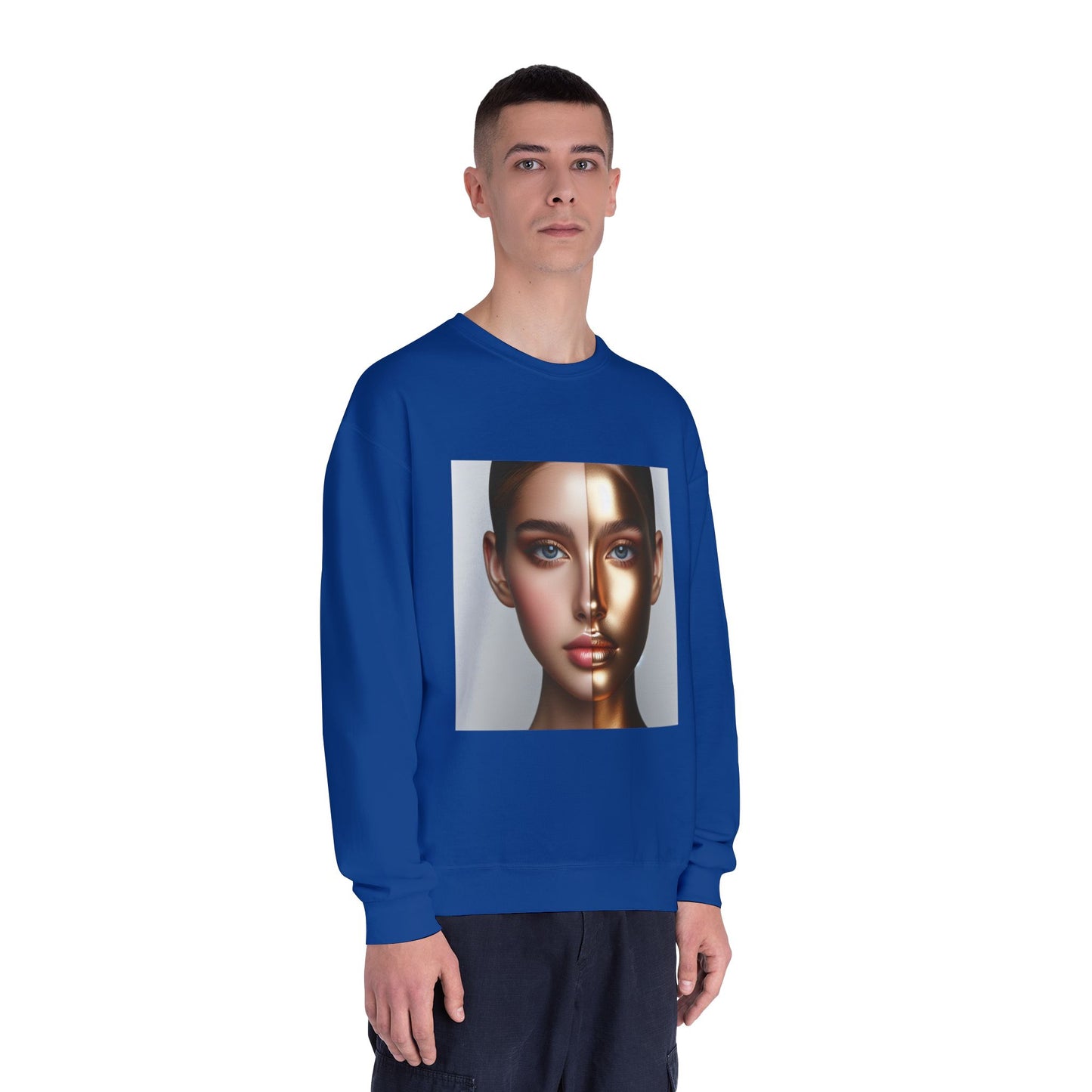 Motivational Crewneck Sweatshirt - Inspirational and Beautiful Self Portrait