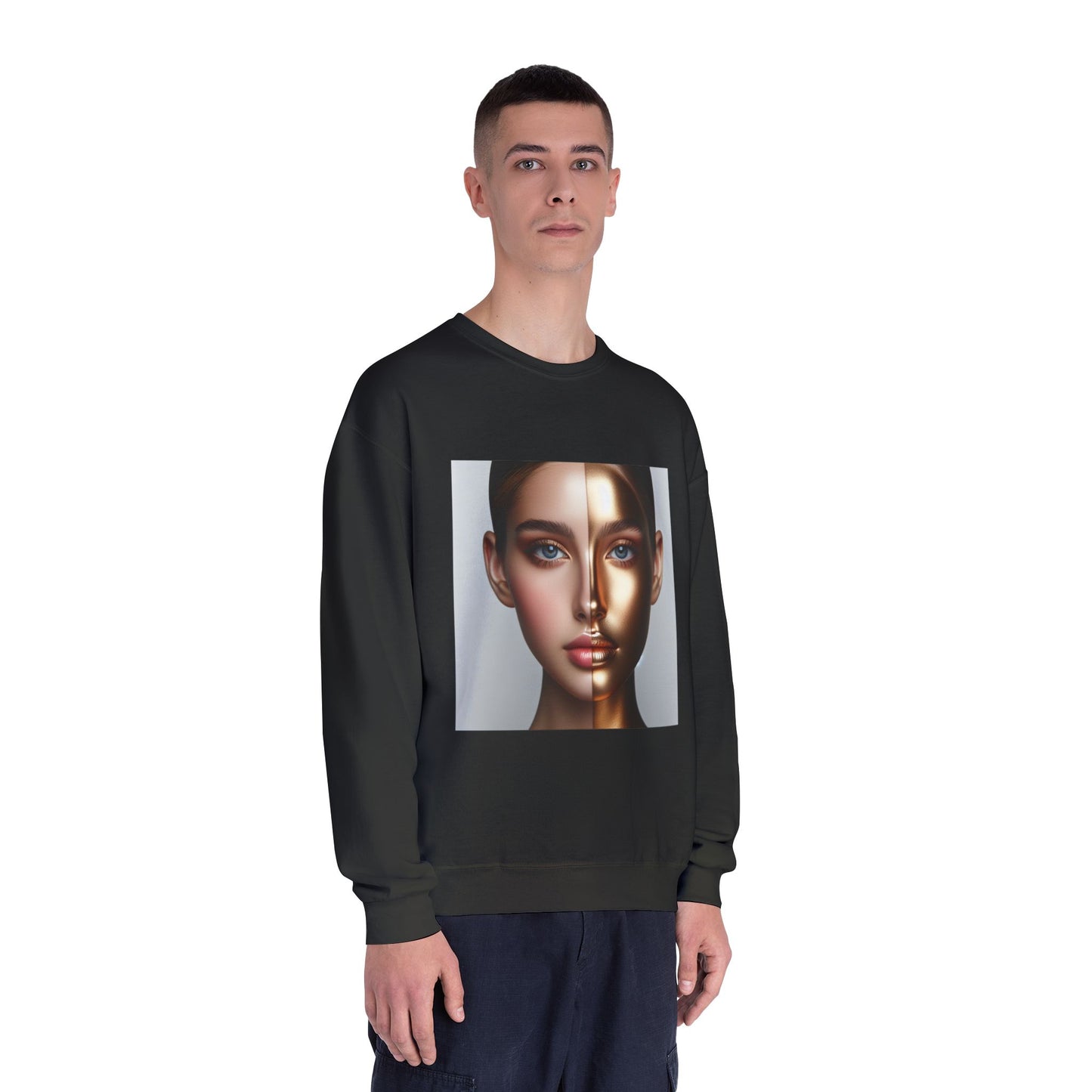 Motivational Crewneck Sweatshirt - Inspirational and Beautiful Self Portrait
