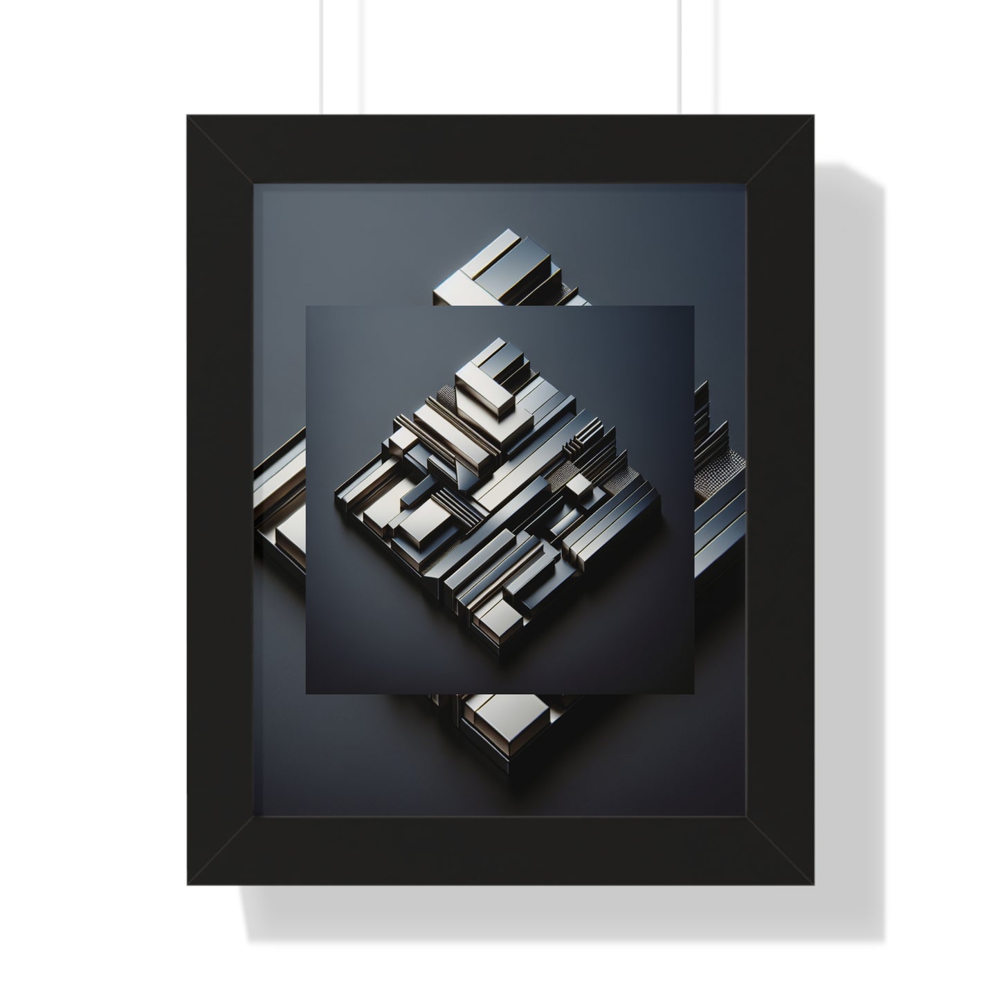 Modern Geometric Wall Art Print, Framed Vertical Poster for Home Decor, Living Room Wall Decor, Minimalist Art, Gift for Art Lovers