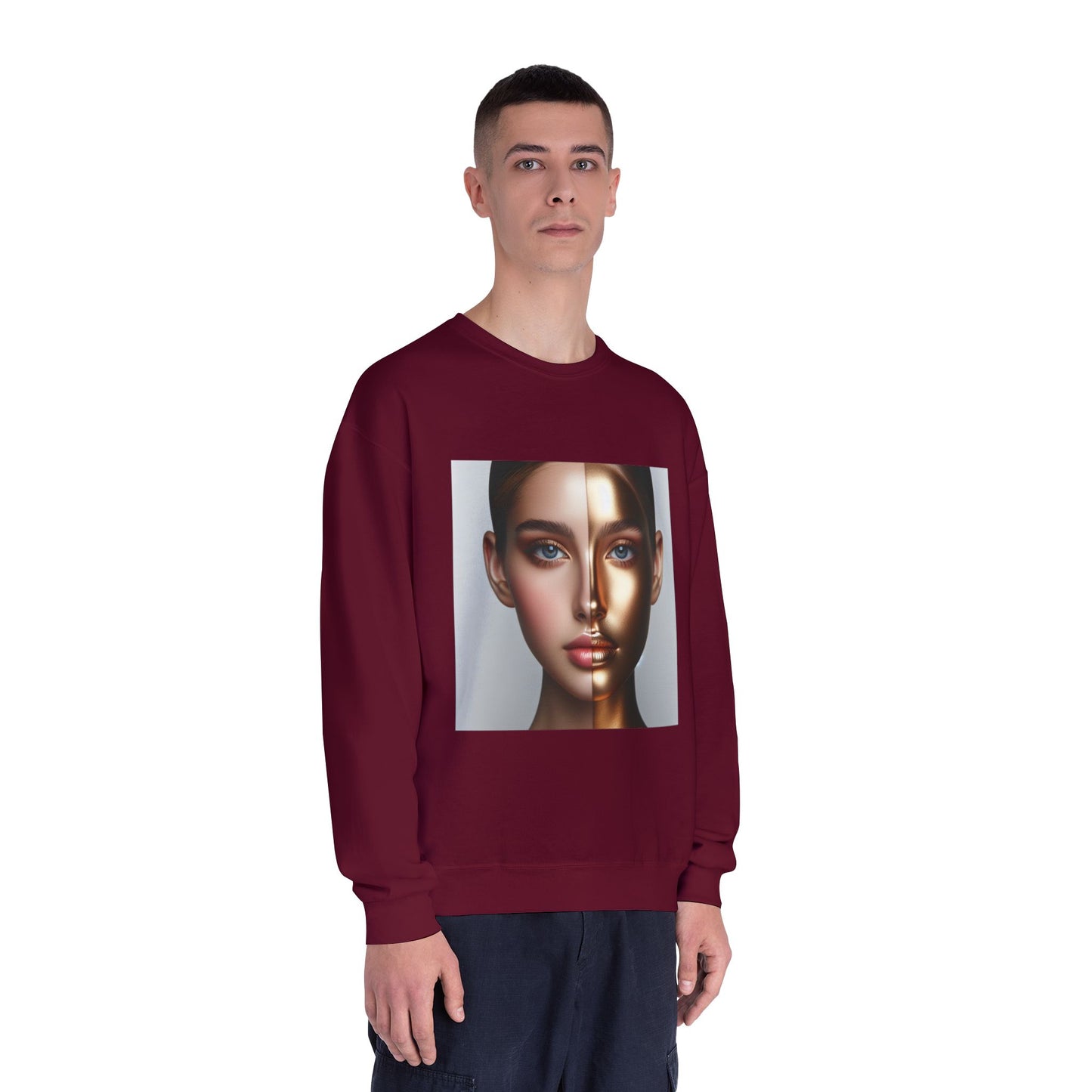 Motivational Crewneck Sweatshirt - Inspirational and Beautiful Self Portrait
