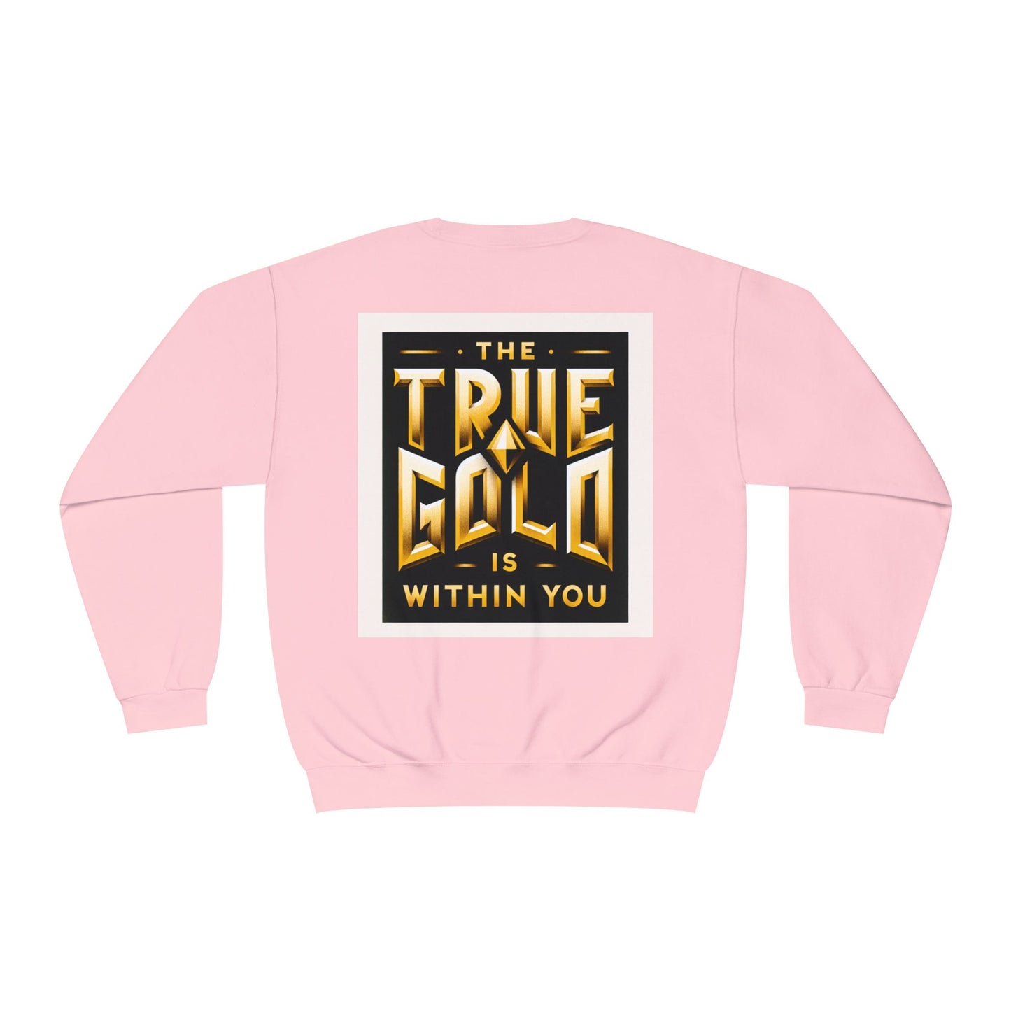 Motivational Crewneck Sweatshirt - Inspirational and Beautiful Self Portrait