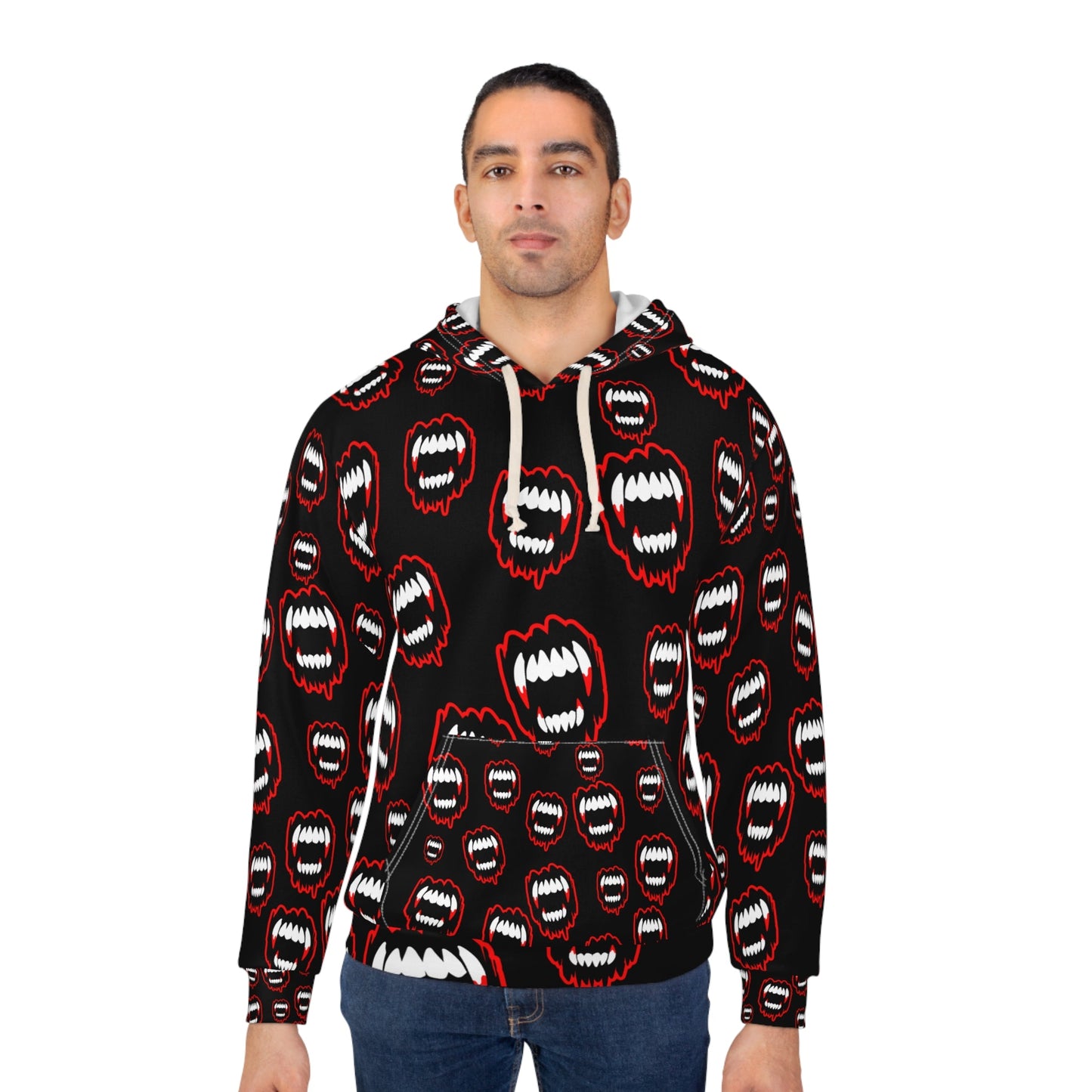Bold Graphic Unisex Hoodie - Edgy Streetwear, Casual Wear, Perfect for Halloween, Music Festivals, Trendy Gift - Anz AI