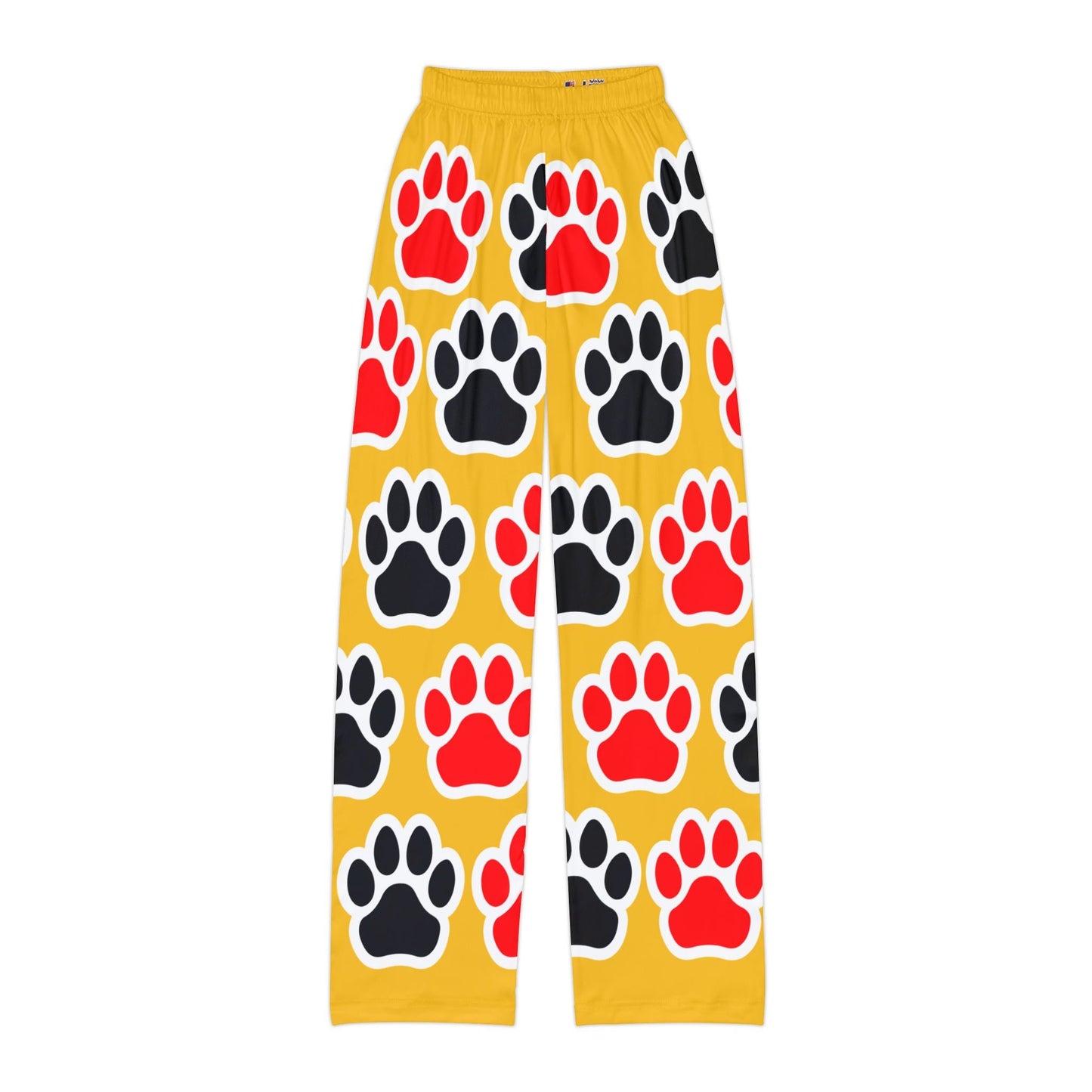 Colorful Paw Print Kids Lounge Pants - Fun & Comfy Pajama Bottoms for Animal Lovers - Anz AI