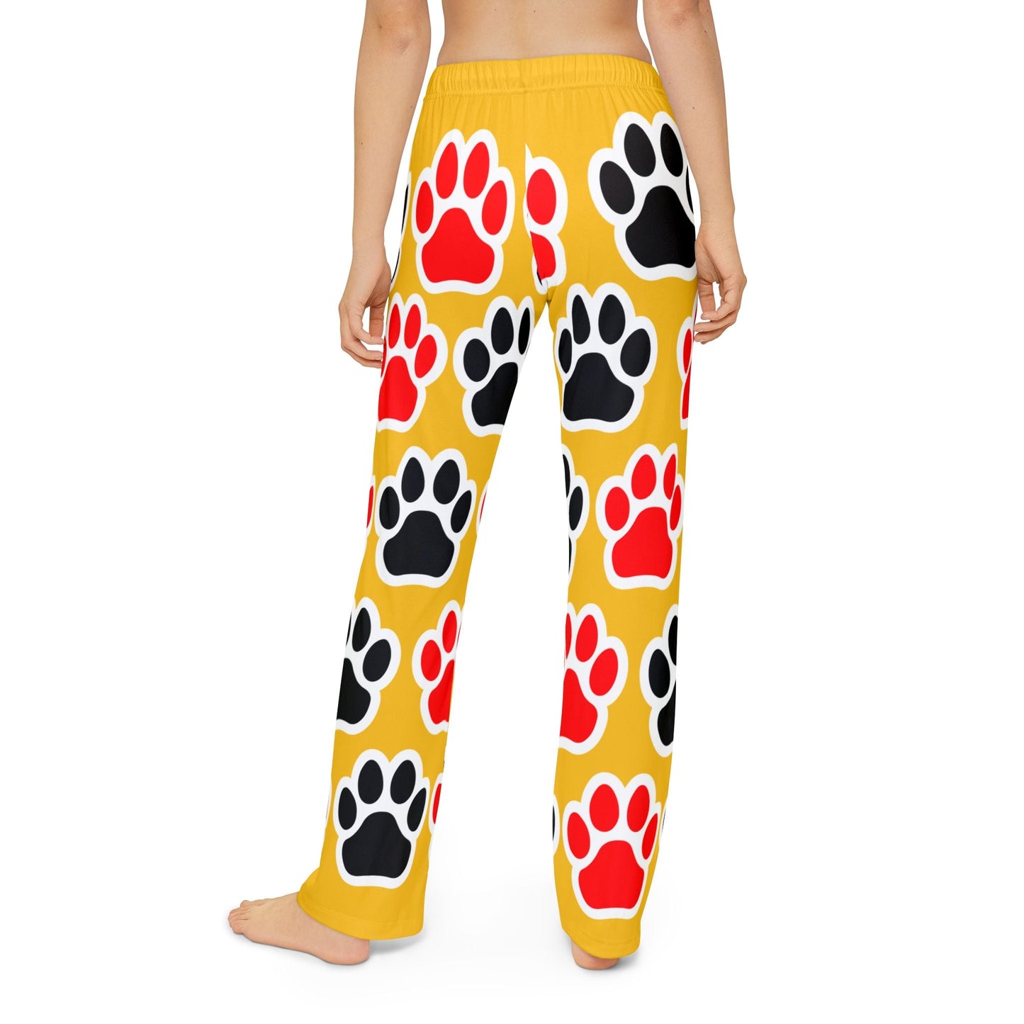 Colorful Paw Print Kids Lounge Pants - Fun & Comfy Pajama Bottoms for Animal Lovers - Anz AI