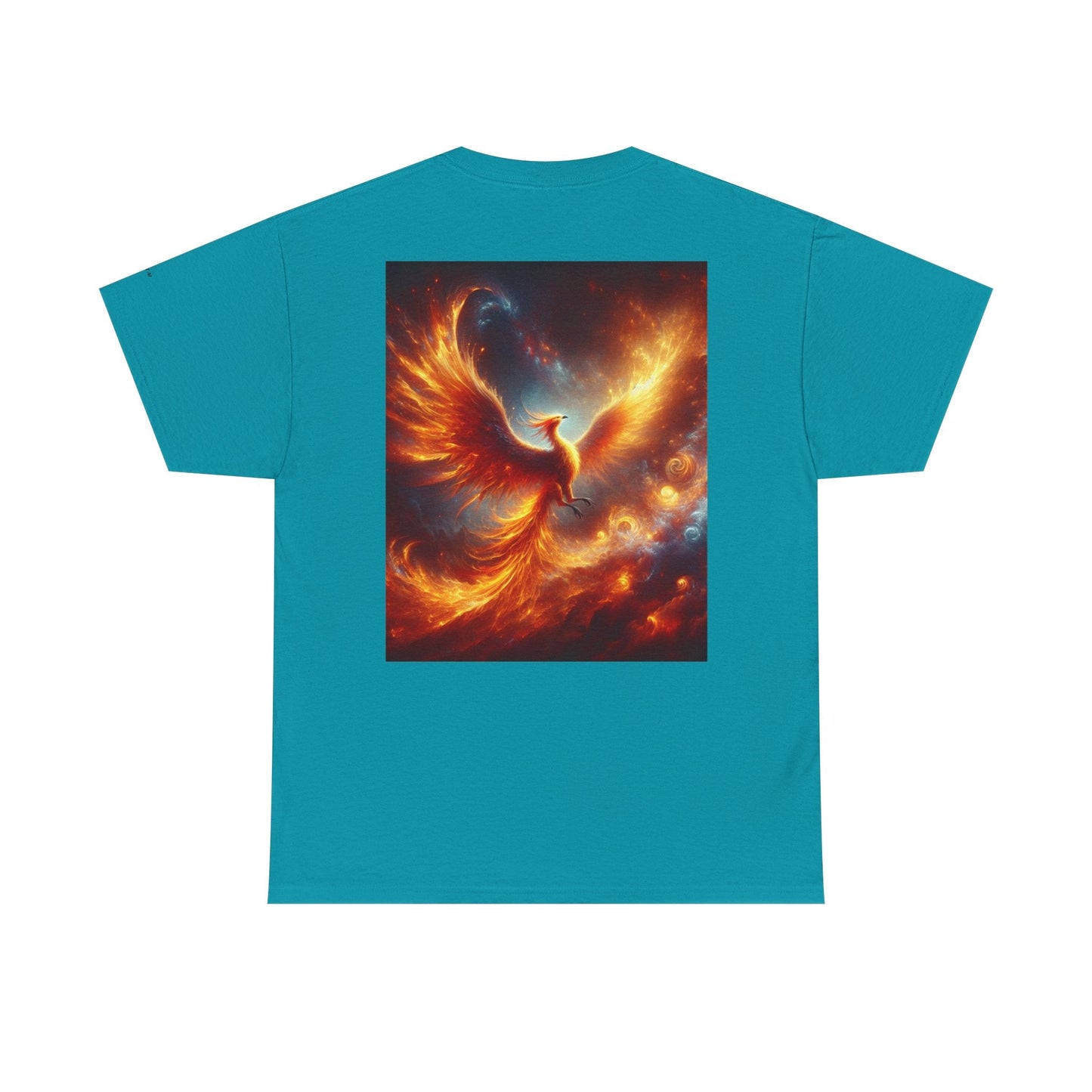 Phoenix Dreams Unisex Heavy Cotton Tee, Motivational T-Shirt, Positive Vibes Tee, Inspirational Gift, Spiritual Apparel - Anz AI