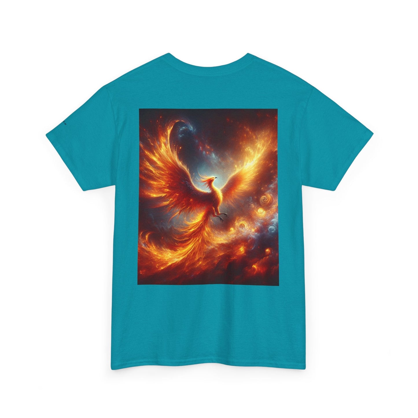 Phoenix Dreams Unisex Heavy Cotton Tee, Motivational T-Shirt, Positive Vibes Tee, Inspirational Gift, Spiritual Apparel - Anz AI