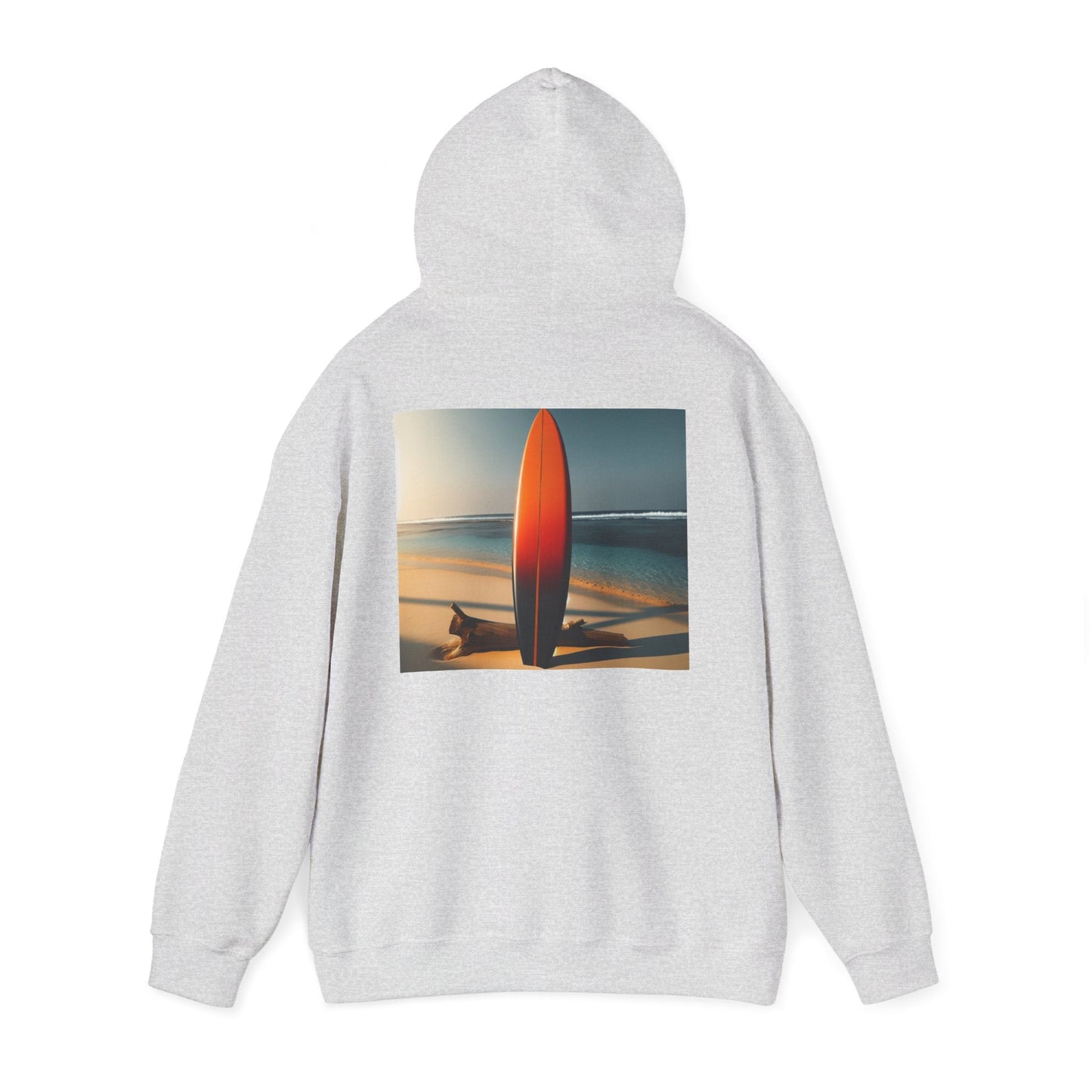 Surf's Up Unisex Hooded Sweatshirt - Ideal Beachwear, Summer Vibes, Surfing Essentials, Casual Lounge Wear, Gift for Surfers - Anz AI