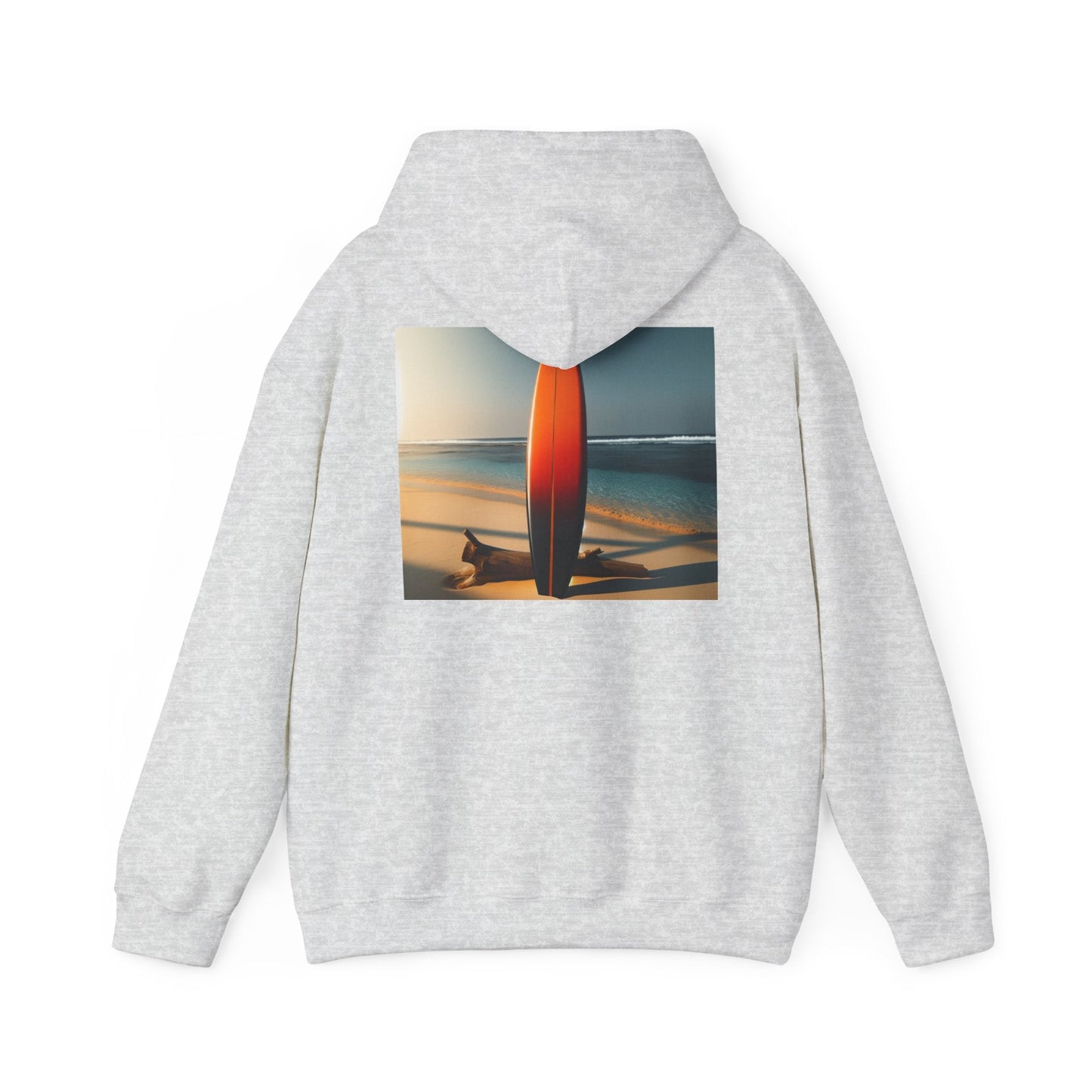 Surf's Up Unisex Hooded Sweatshirt - Ideal Beachwear, Summer Vibes, Surfing Essentials, Casual Lounge Wear, Gift for Surfers - Anz AI