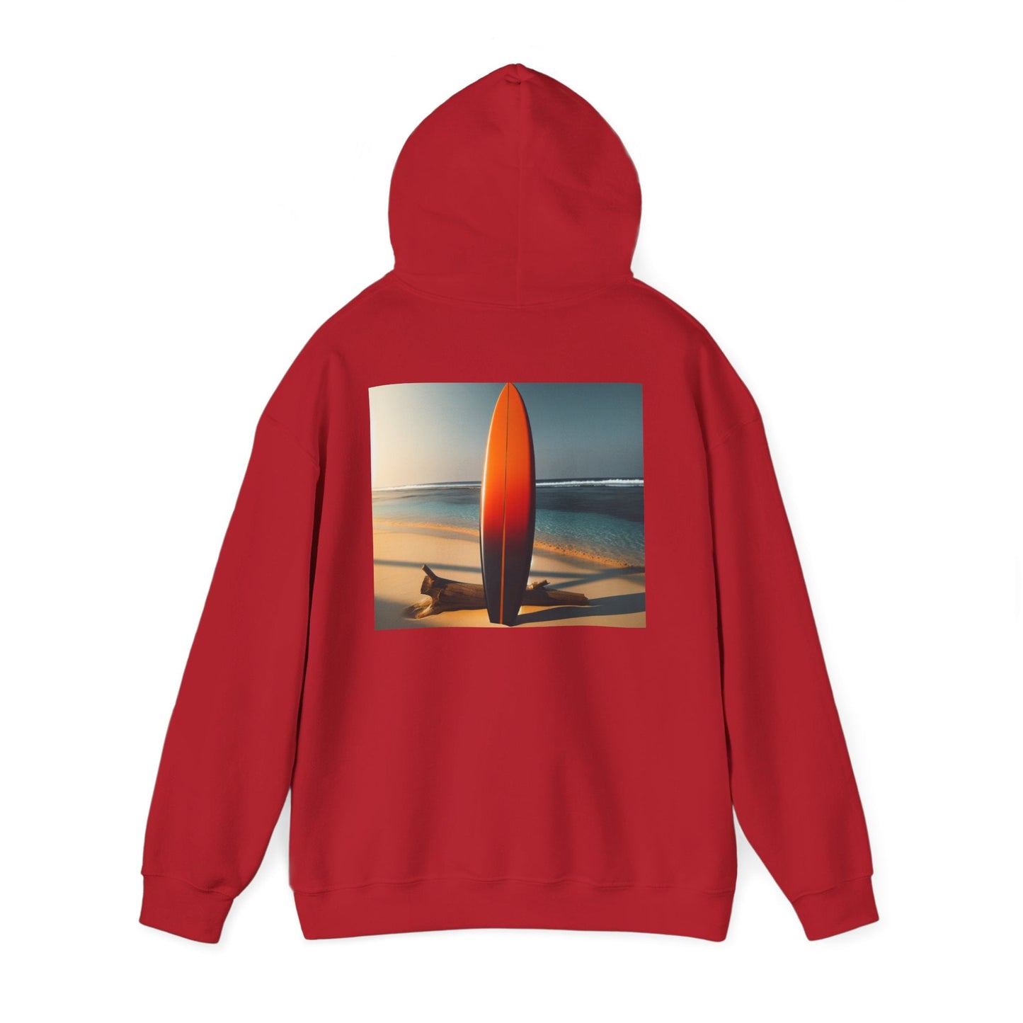 Surf's Up Unisex Hooded Sweatshirt - Ideal Beachwear, Summer Vibes, Surfing Essentials, Casual Lounge Wear, Gift for Surfers - Anz AI