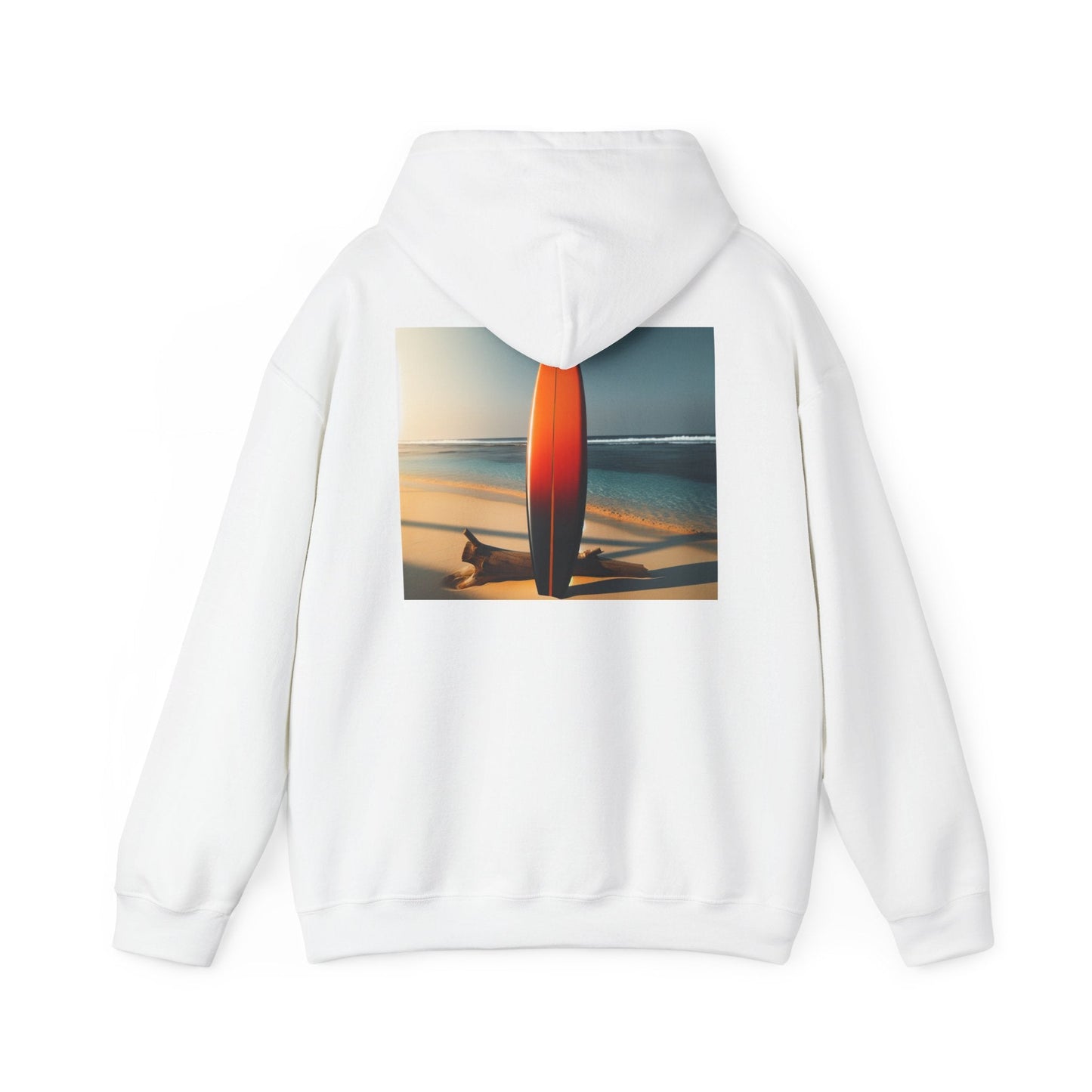Surf's Up Unisex Hooded Sweatshirt - Ideal Beachwear, Summer Vibes, Surfing Essentials, Casual Lounge Wear, Gift for Surfers - Anz AI