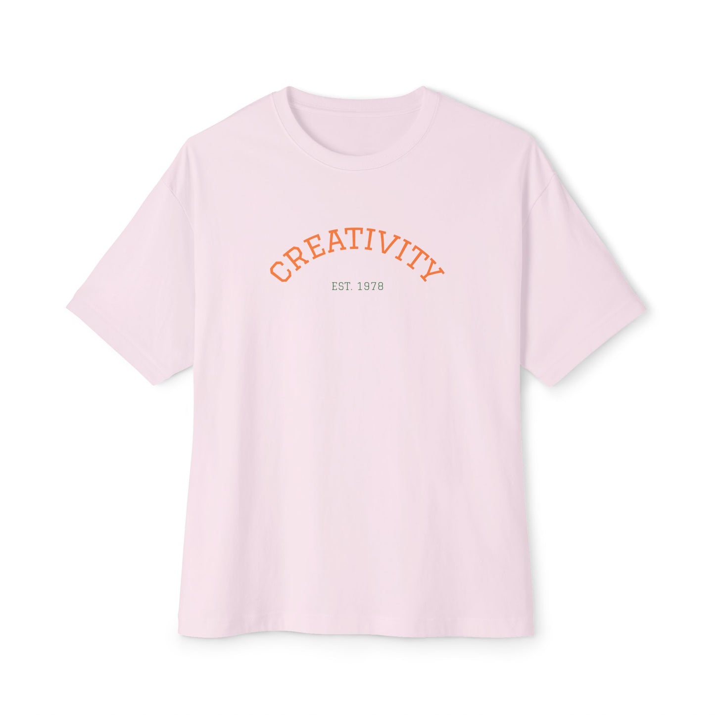 Unisex Oversized Creativity Tee, Casual Graphic Shirt, Artistic Statement Top, Gift for Creatives, Everyday Wear