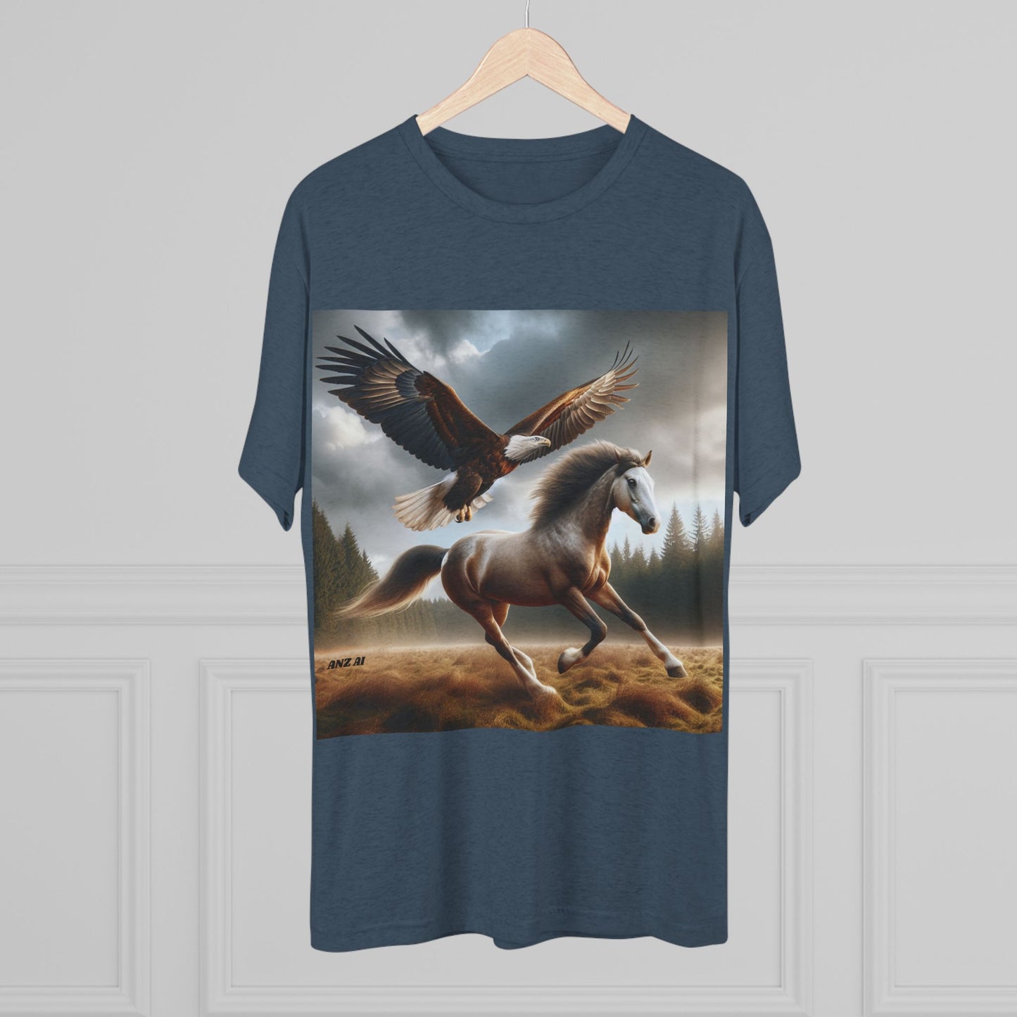Eagle and Horse Tri-Blend Tee