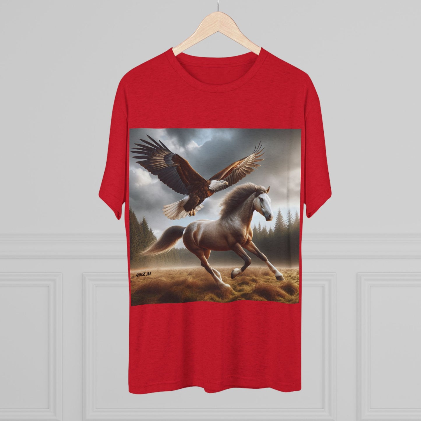Eagle and Horse Tri-Blend Tee