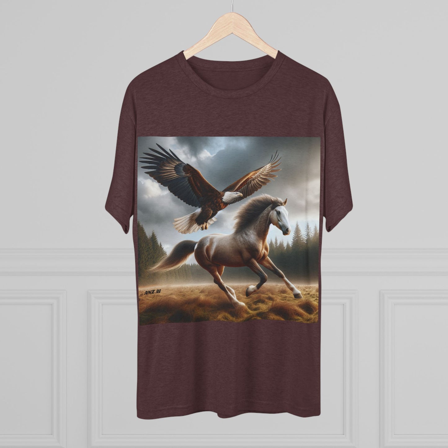 Eagle and Horse Tri-Blend Tee
