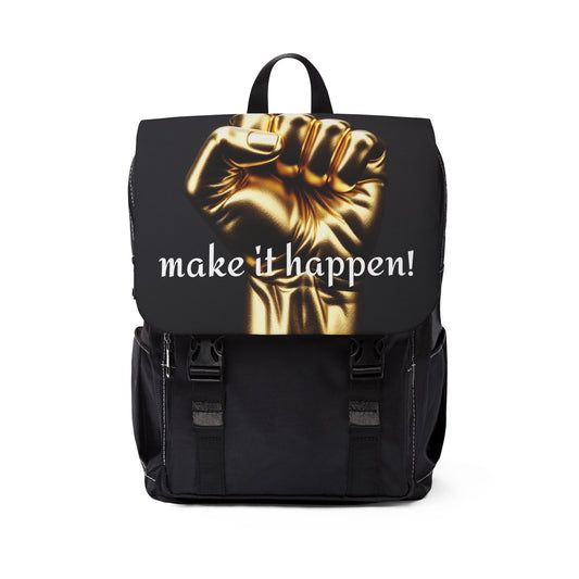 Unisex Motivational Backpack - Embrace Your Journey, Travel Bag, Everyday Backpack, Perfect Gift for Students & Adventurers