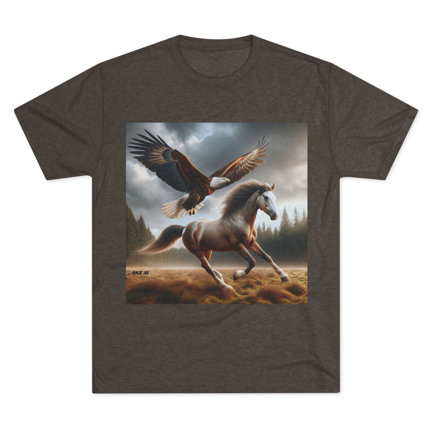 Eagle and Horse Tri-Blend Tee
