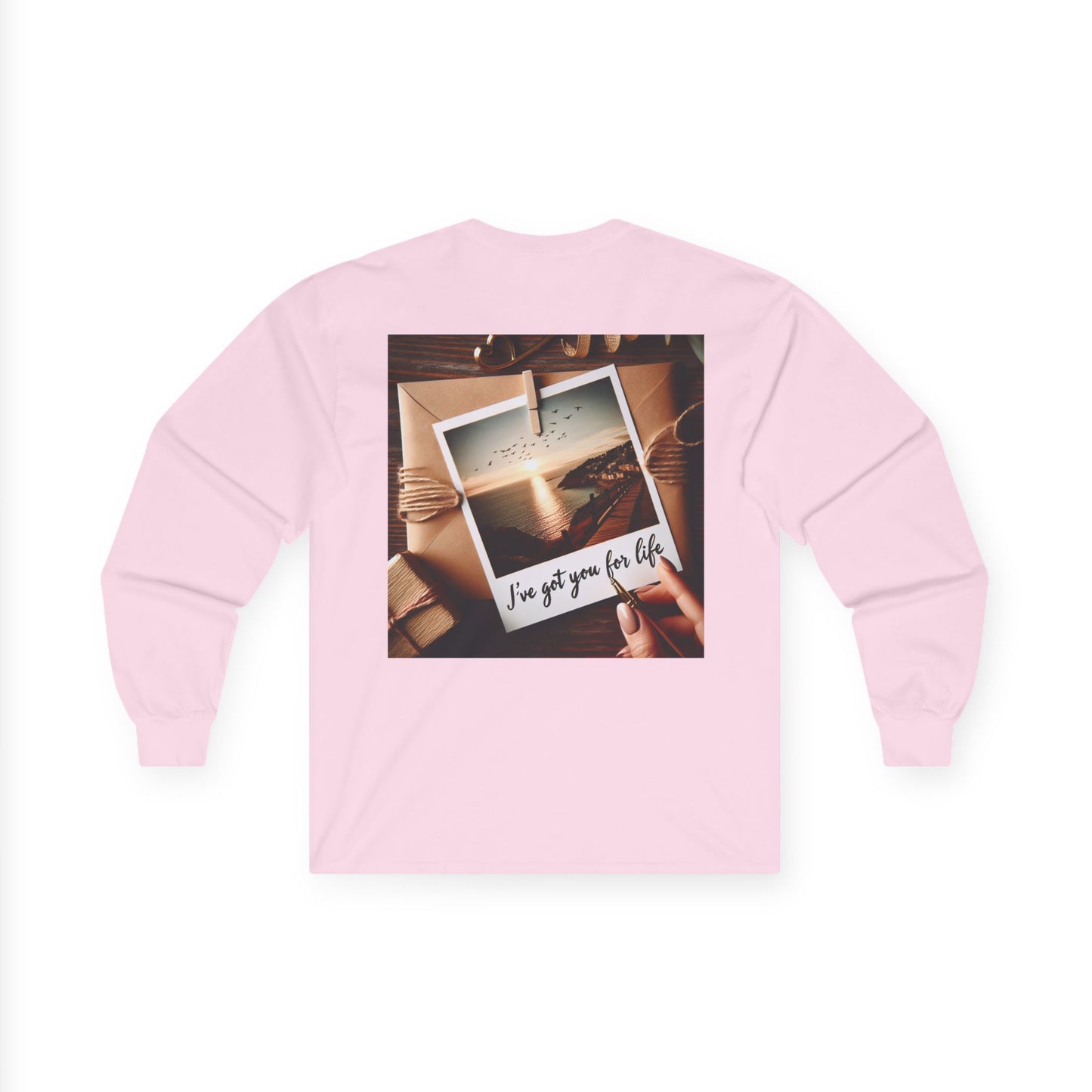 Unisex Long Sleeve Tee - Vintage Photo Design, Cozy Casual Wear, Perfect Gift for Friends, Graphic Tee, Outdoor Gatherings, Everyday Style