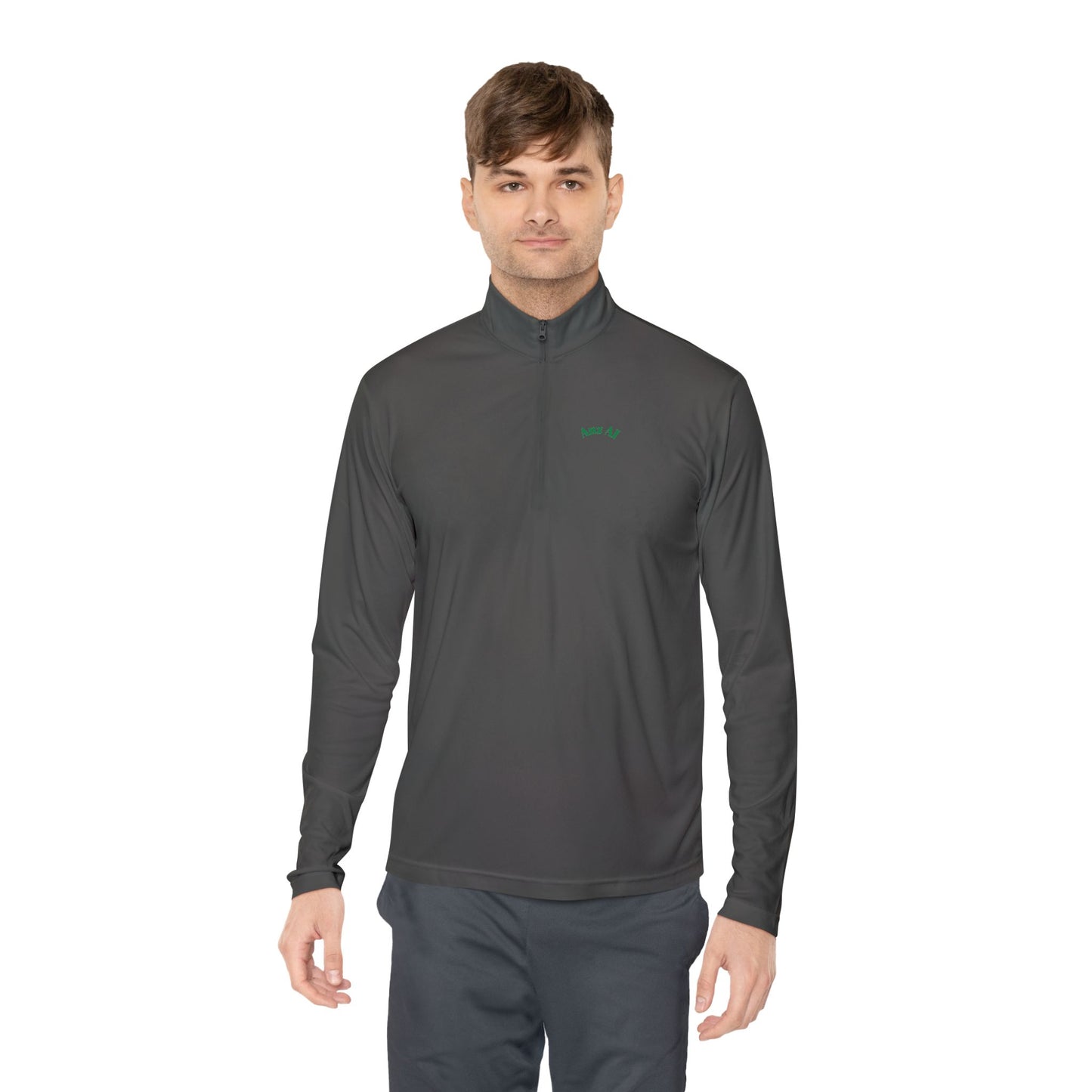 Stylish Unisex Quarter-Zip Pullover, Cozy Sporty Sweatshirt, Ideal for Casual Outings, Gift for Birthdays or Holidays