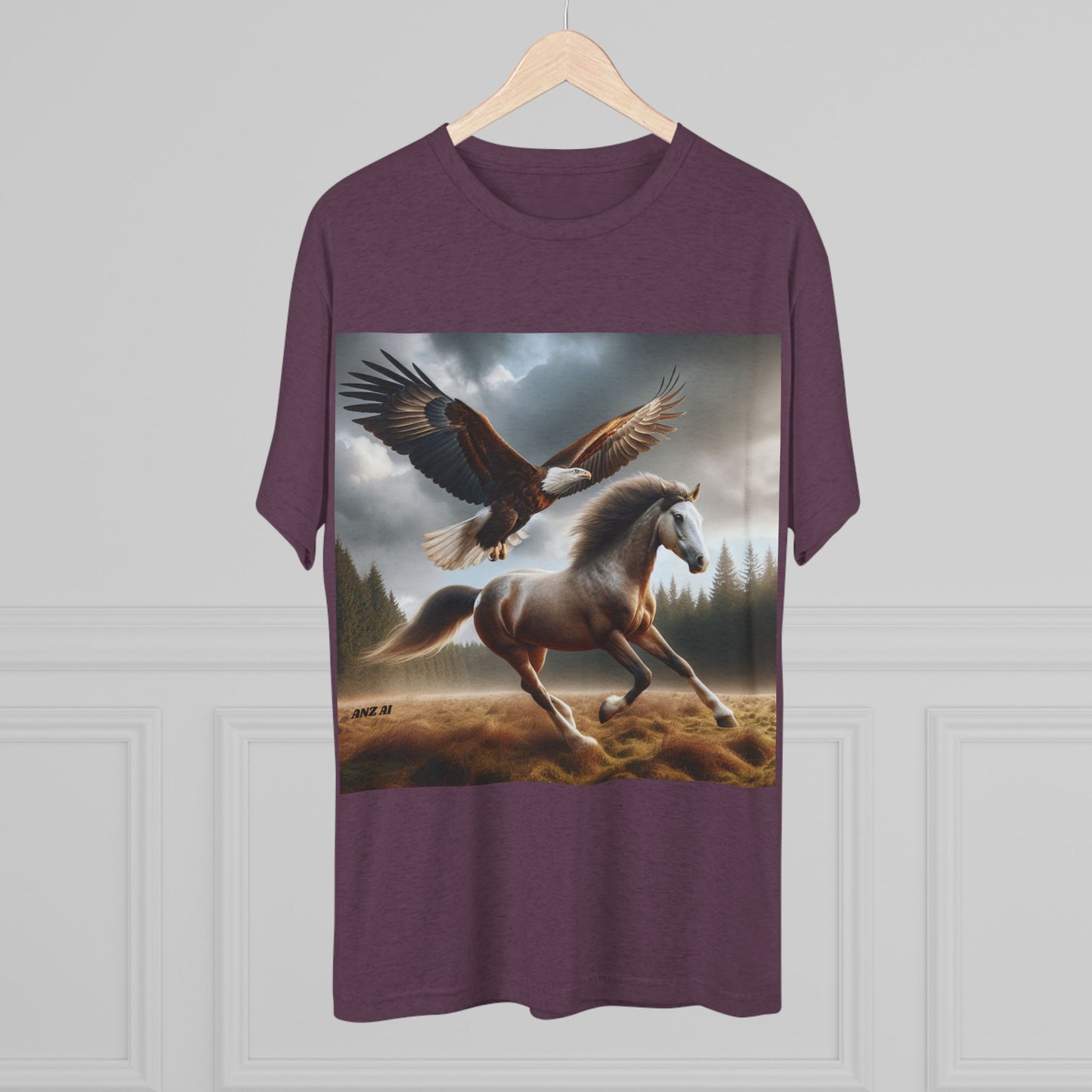 Eagle and Horse Tri-Blend Tee
