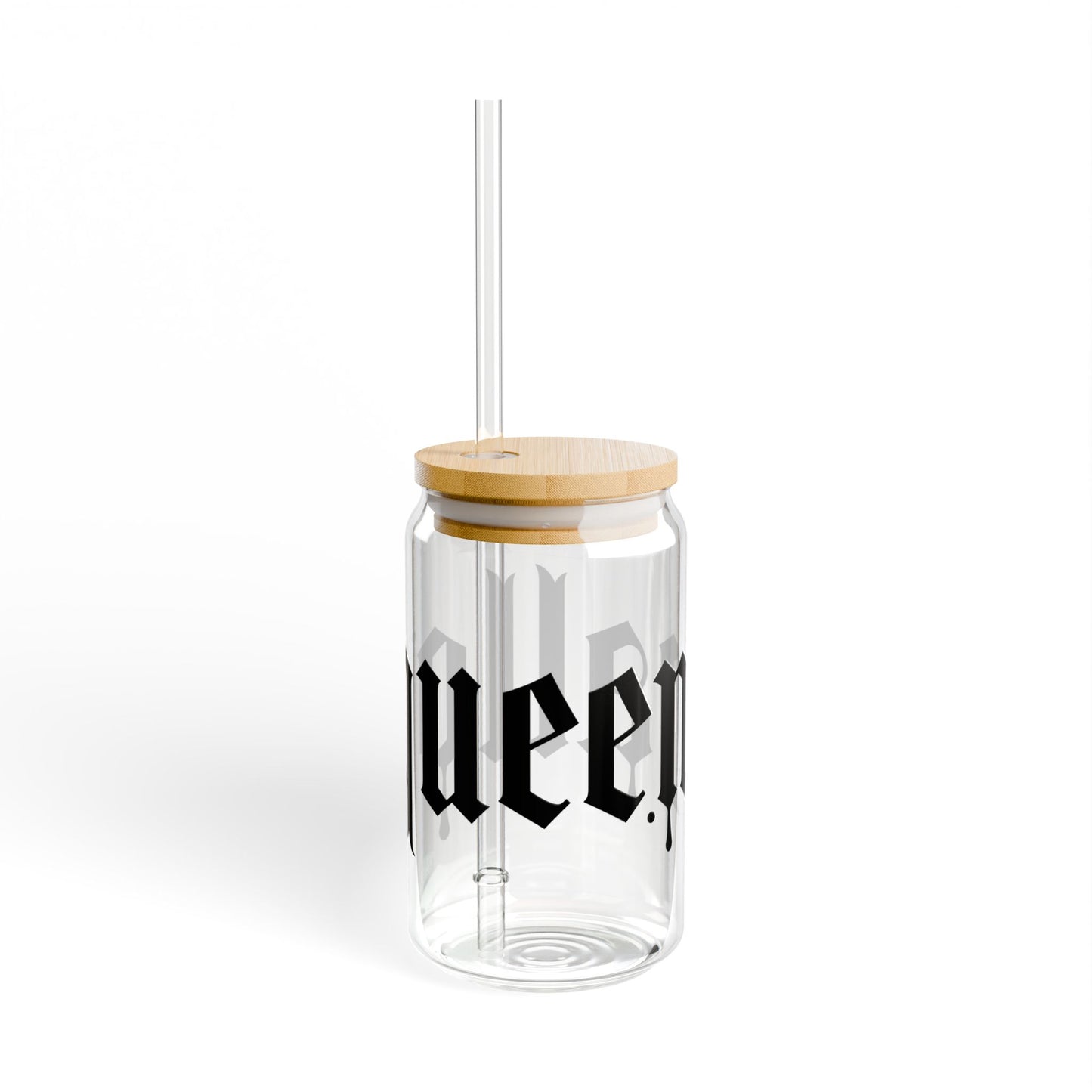 Stylish Sipper Glass | 16oz Eco-Friendly Drinkware for Home, Travel, Gifts, Parties, Personalized Beverage Tumbler