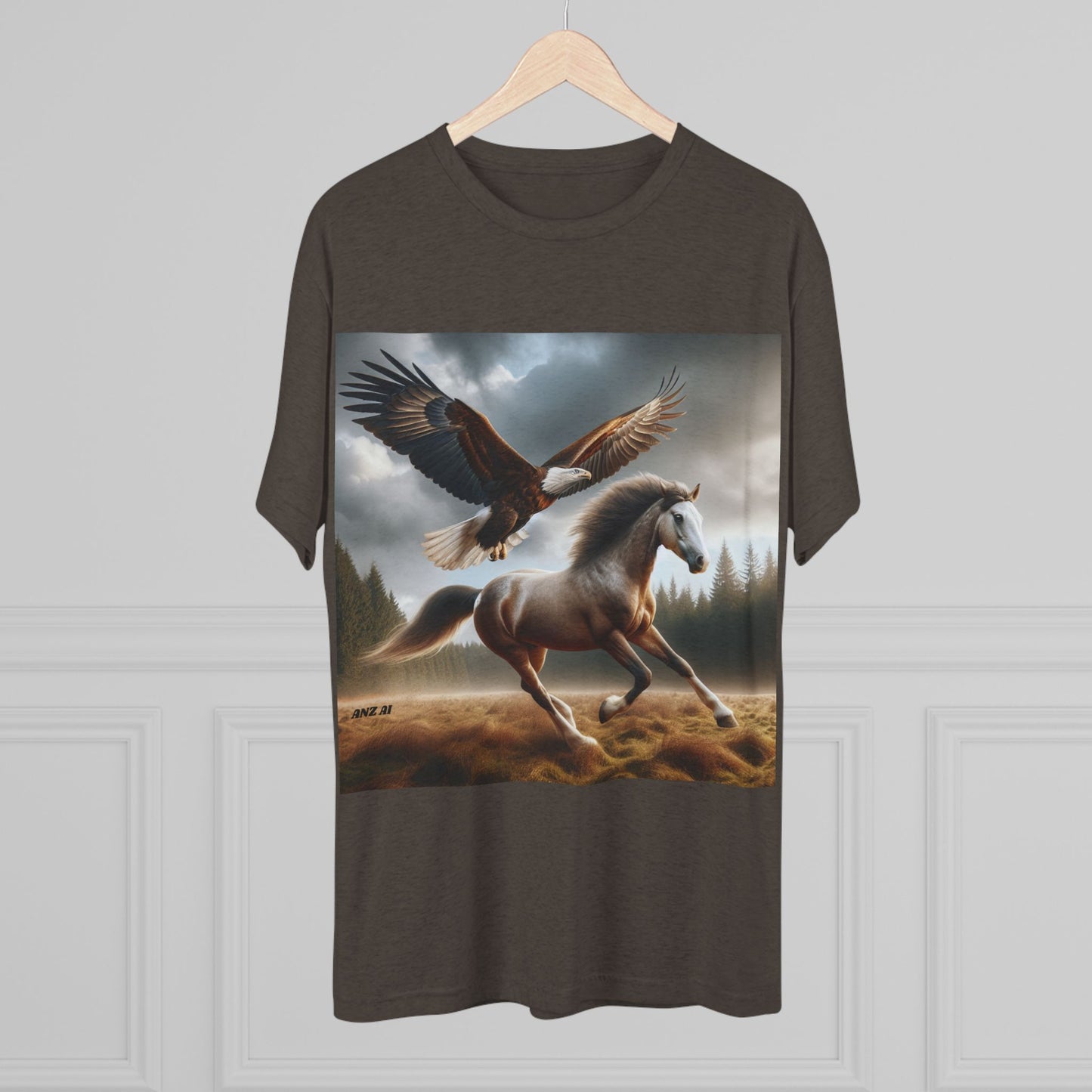 Eagle and Horse Tri-Blend Tee