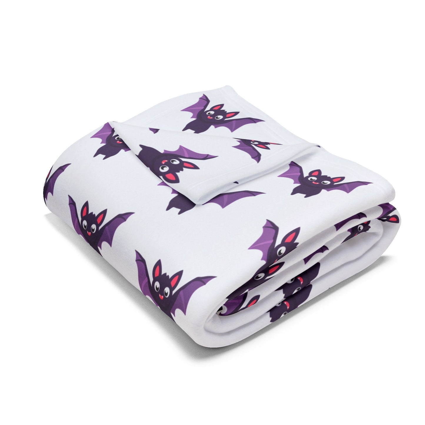 Fleece Blanket - Vampire Bats Design