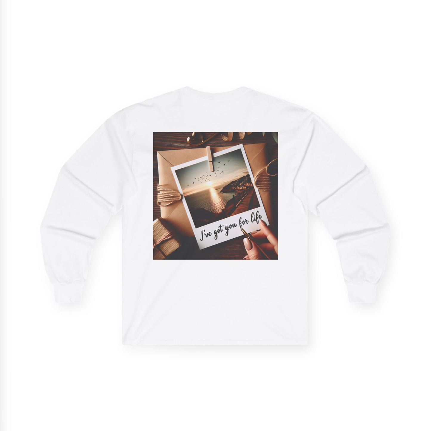 Unisex Long Sleeve Tee - Vintage Photo Design, Cozy Casual Wear, Perfect Gift for Friends, Graphic Tee, Outdoor Gatherings, Everyday Style