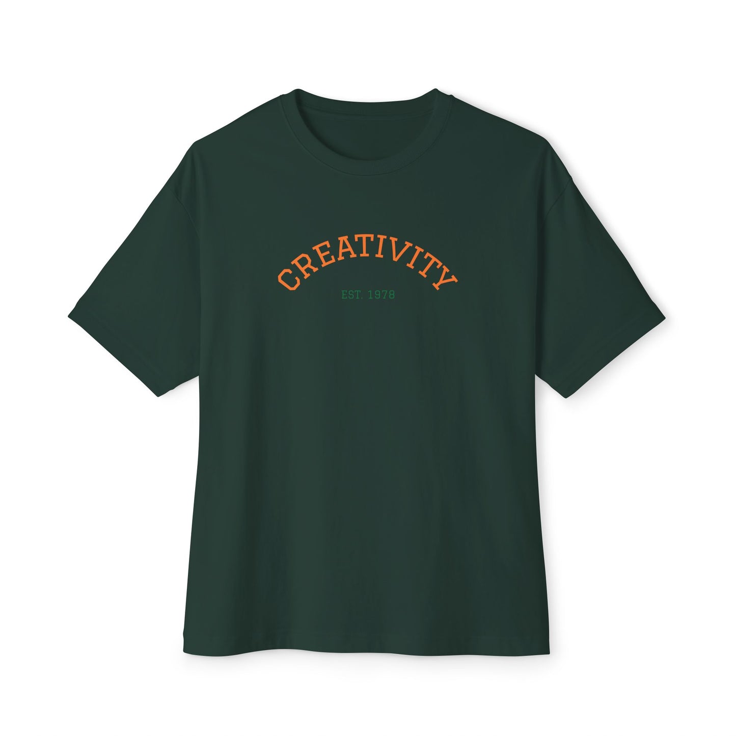 Unisex Oversized Creativity Tee, Casual Graphic Shirt, Artistic Statement Top, Gift for Creatives, Everyday Wear