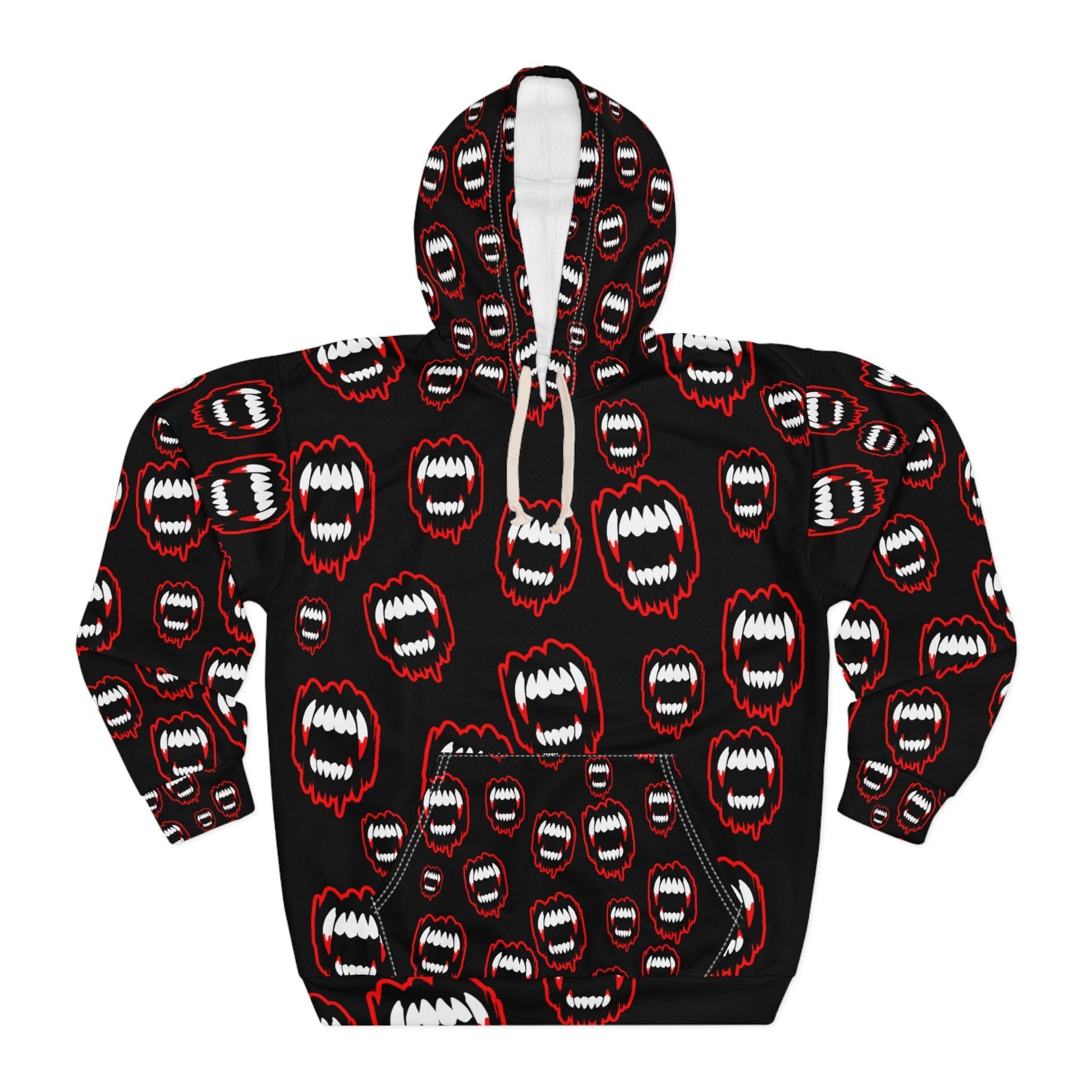 Bold Graphic Unisex Hoodie - Edgy Streetwear, Casual Wear, Perfect for Halloween, Music Festivals, Trendy Gift - Anz AI