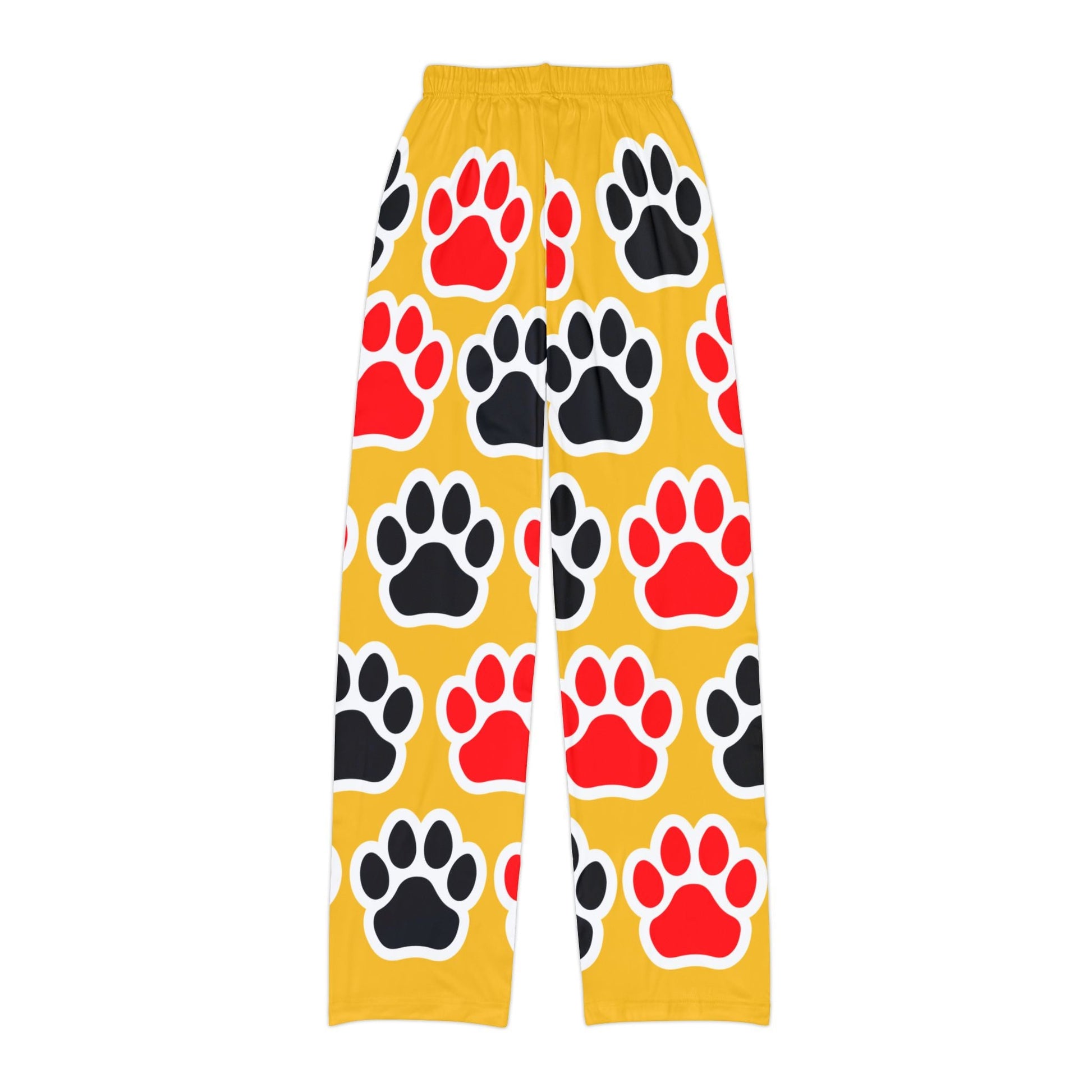 Colorful Paw Print Kids Lounge Pants - Fun & Comfy Pajama Bottoms for Animal Lovers - Anz AI