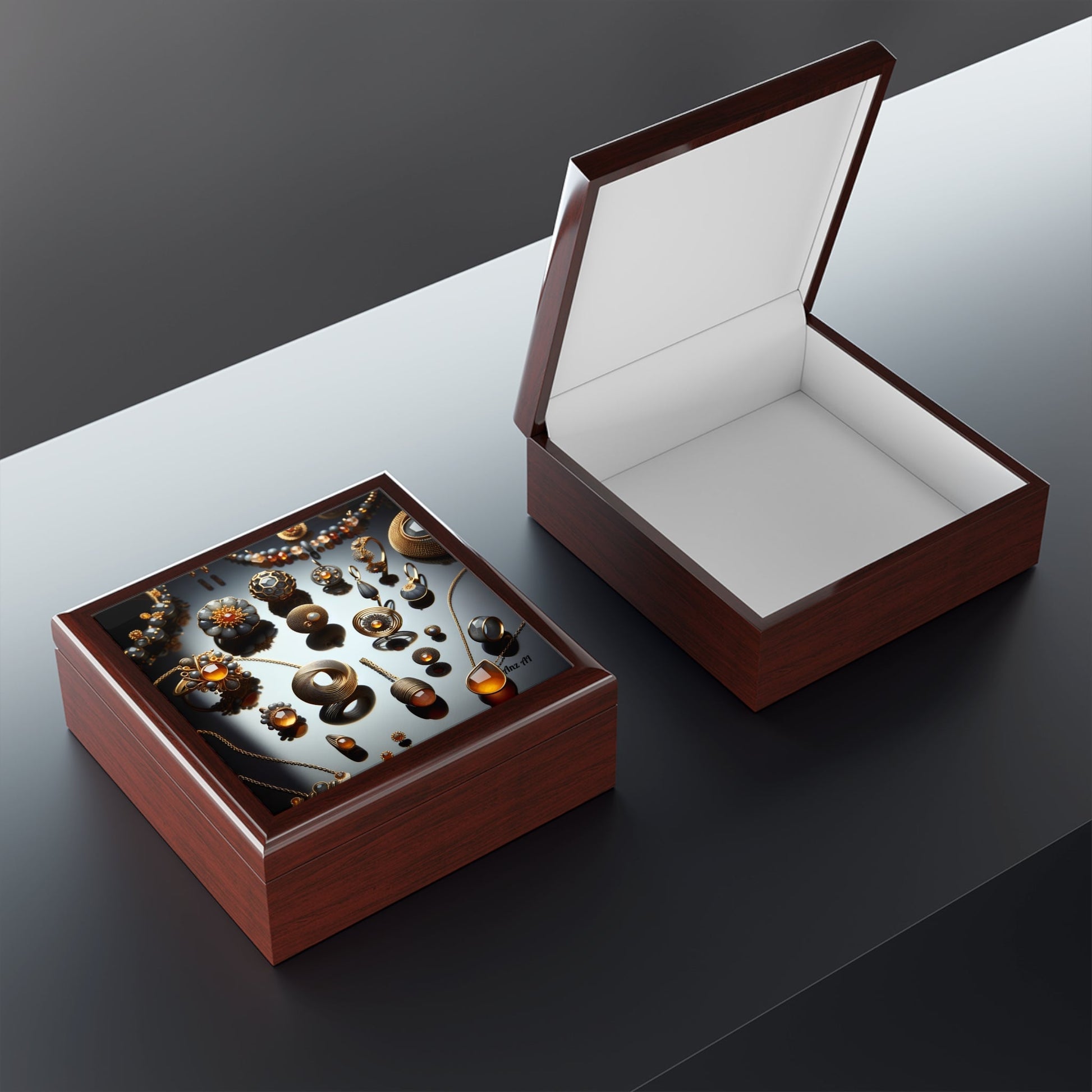 Elegant Jewelry Box for Keepsakes, Perfect Gift for Her, Jewelry Organizer, Wedding, Birthday, Anniversary - Anz AI