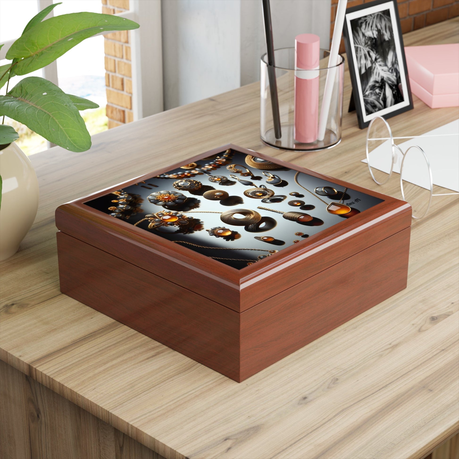 Elegant Jewelry Box for Keepsakes, Perfect Gift for Her, Jewelry Organizer, Wedding, Birthday, Anniversary - Anz AI