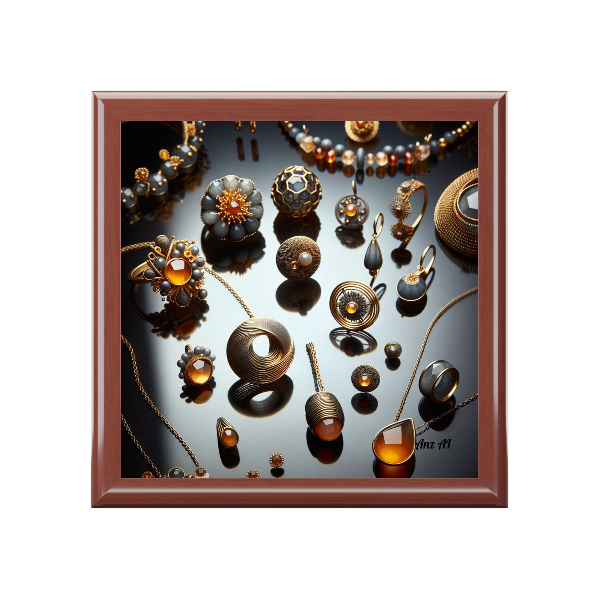 Elegant Jewelry Box for Keepsakes, Perfect Gift for Her, Jewelry Organizer, Wedding, Birthday, Anniversary - Anz AI