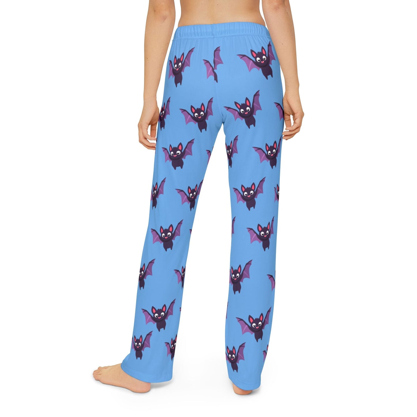 Fun Bat Pattern Kids Lounge Pants - Perfect for Halloween and Cozy Nights - Anz AI